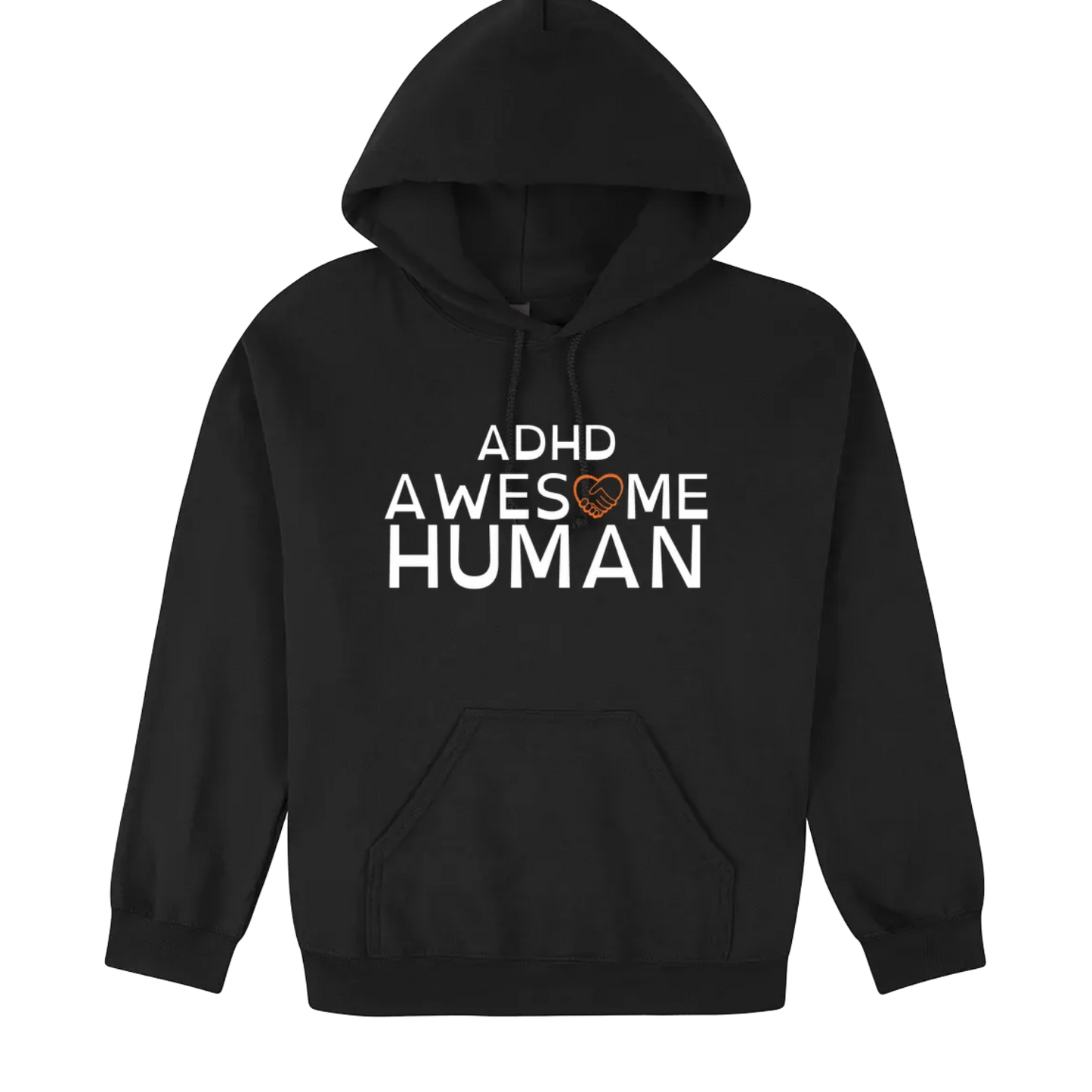 ADHD Awesome Human Hoodie black