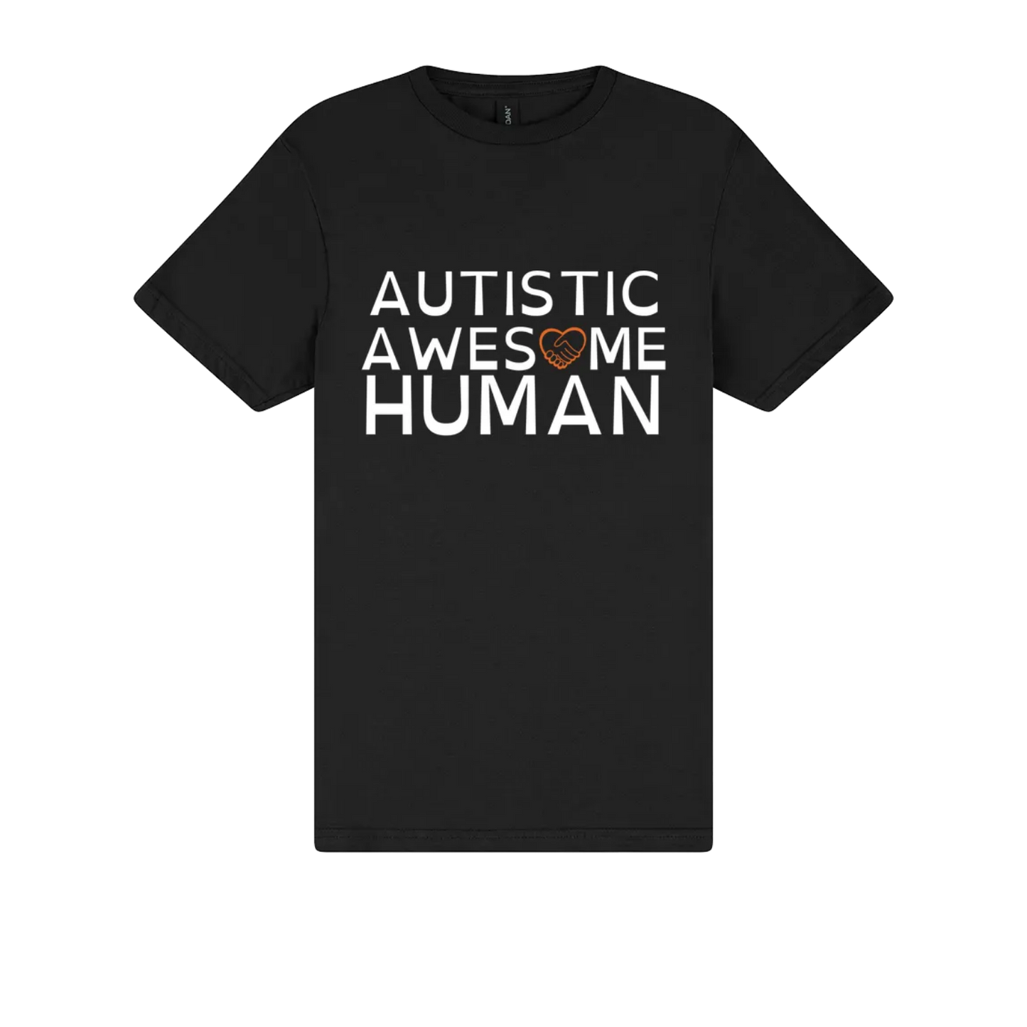 Autistic Awesome human Tshirt black