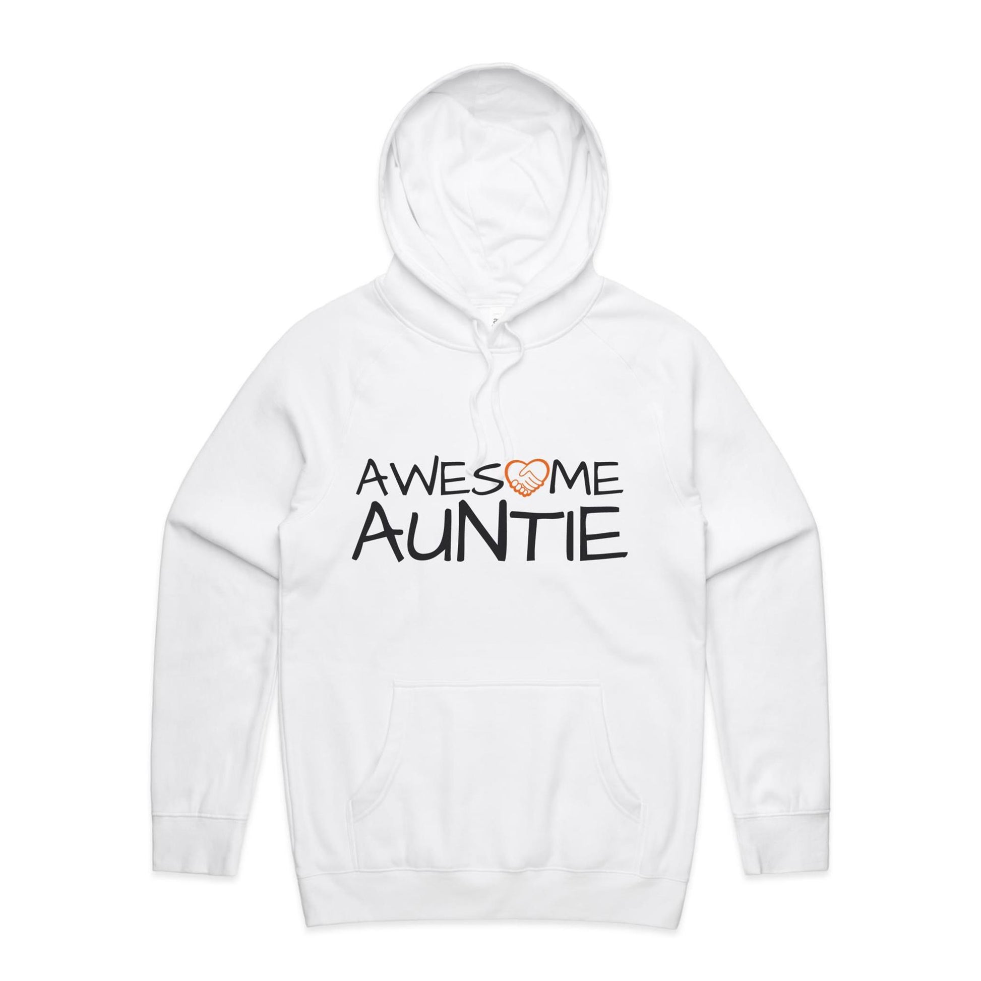Awesome Auntie Hoodie white