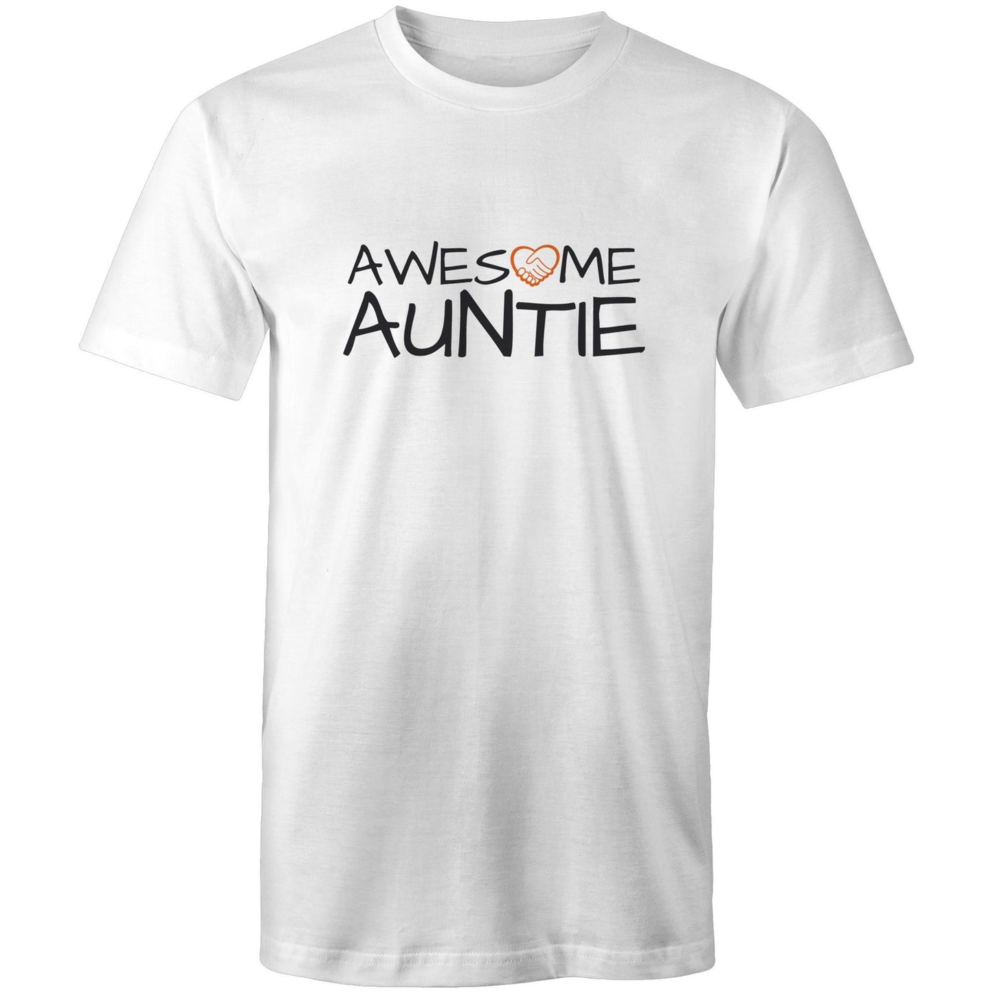 Awesome Auntie Tshirt white