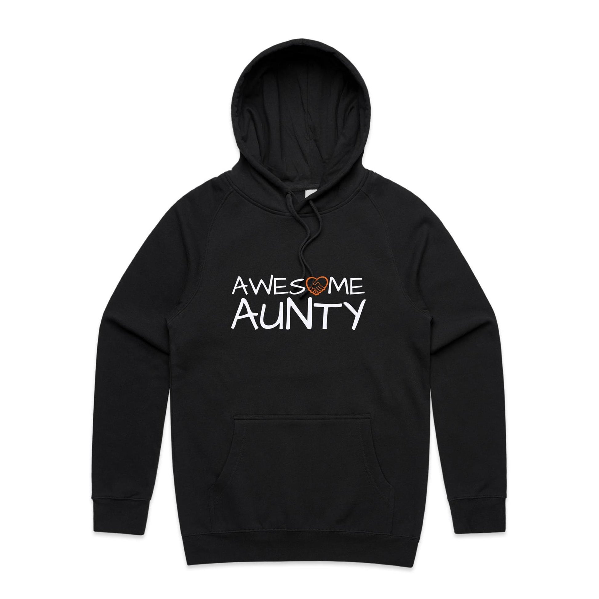 Awesome Aunty Hoodie black