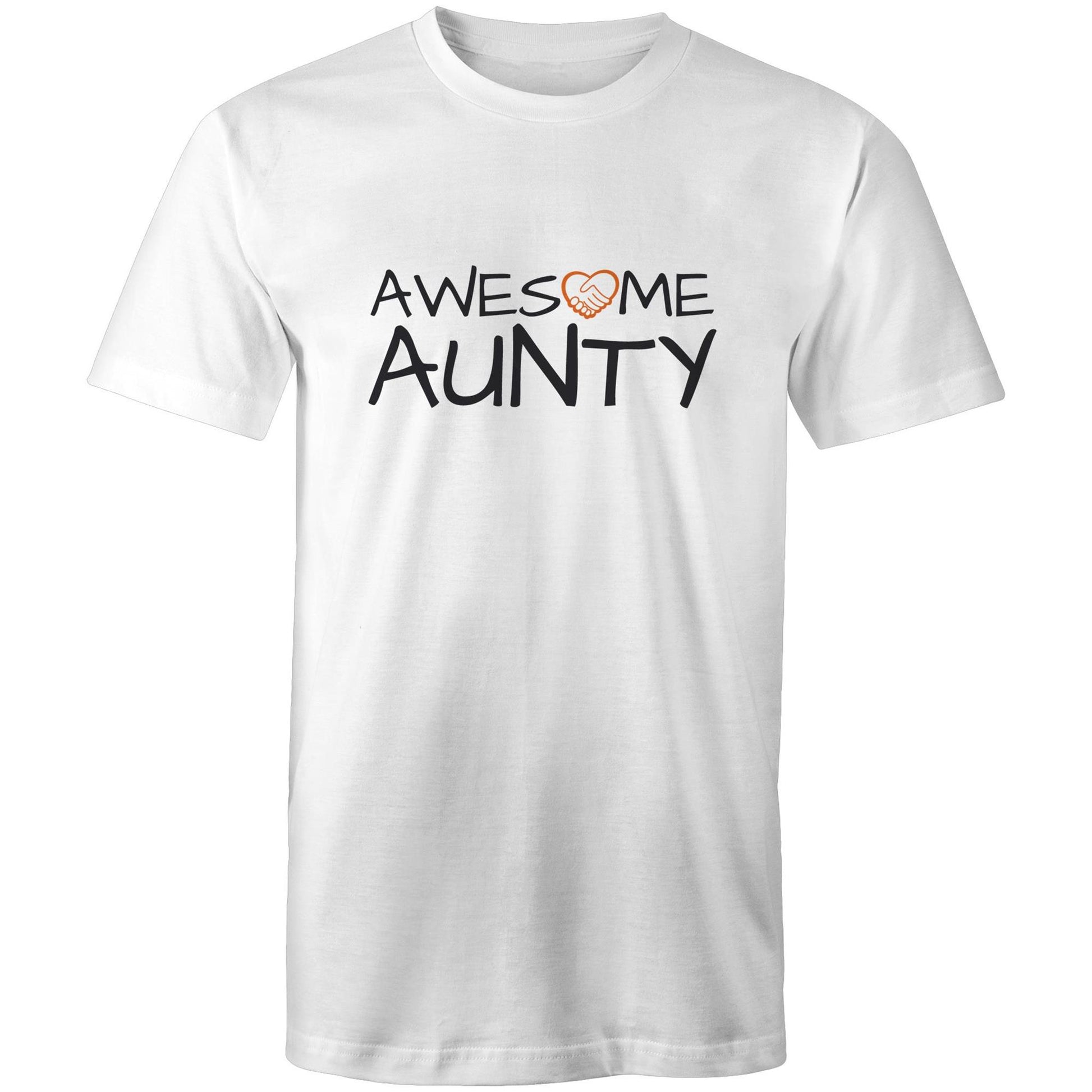 Awesome Aunty Tshirt white
