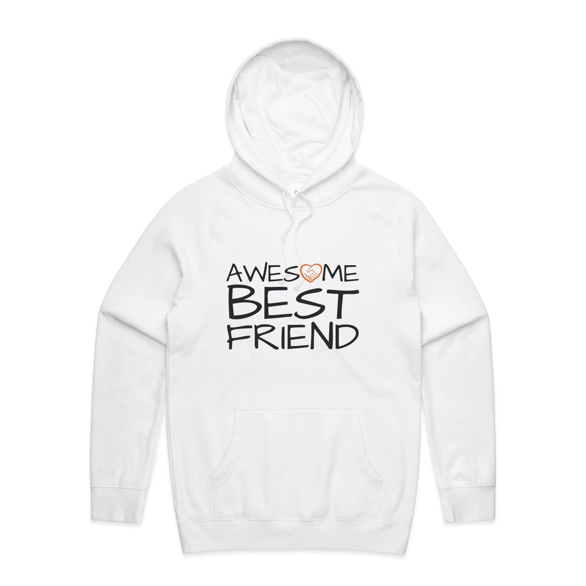 Awesome Best Friend Hoodie white