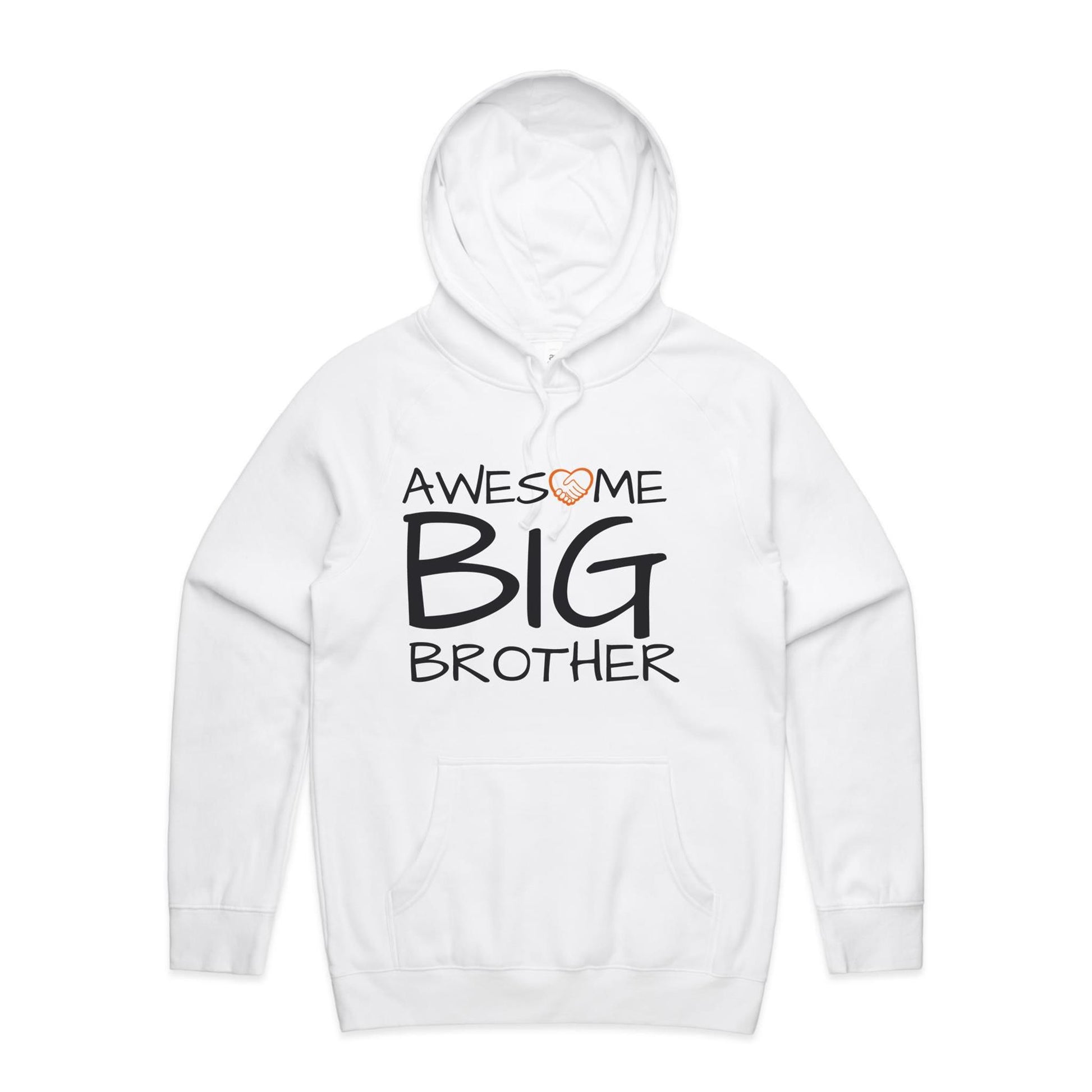 Awesome Big Brother Hoodie white