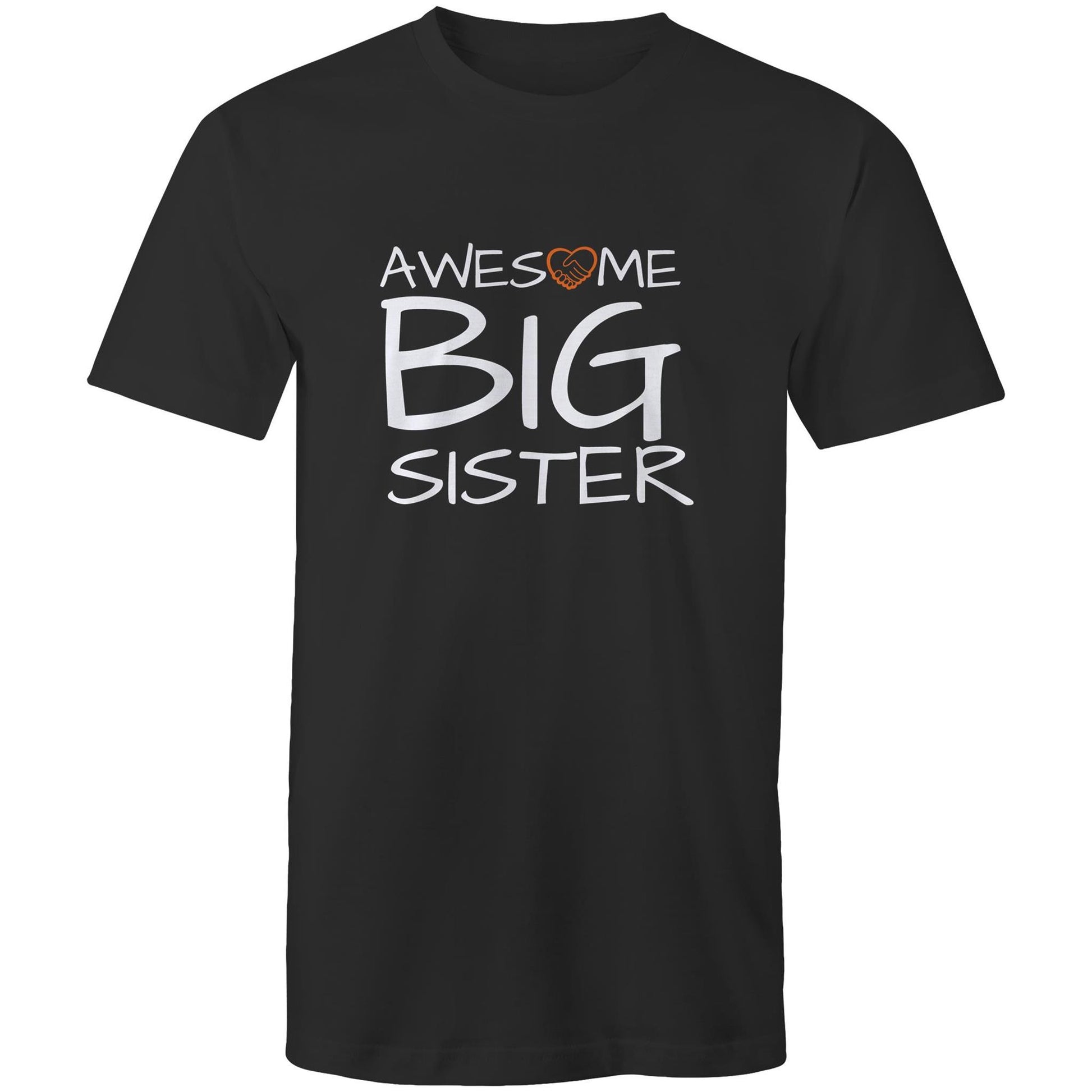 Awesome Big Sister Shirt black