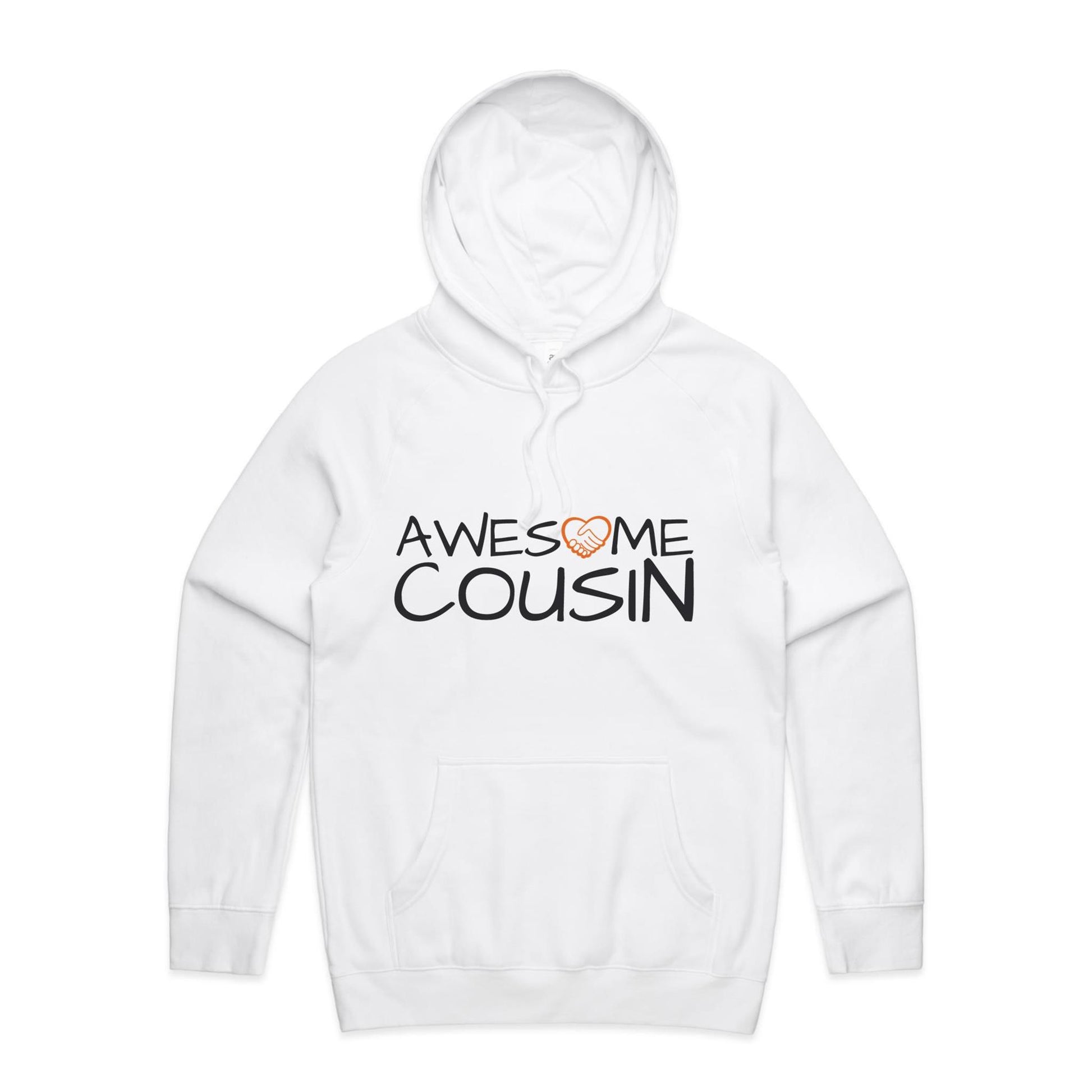 Awesome Cousin Hoodie white