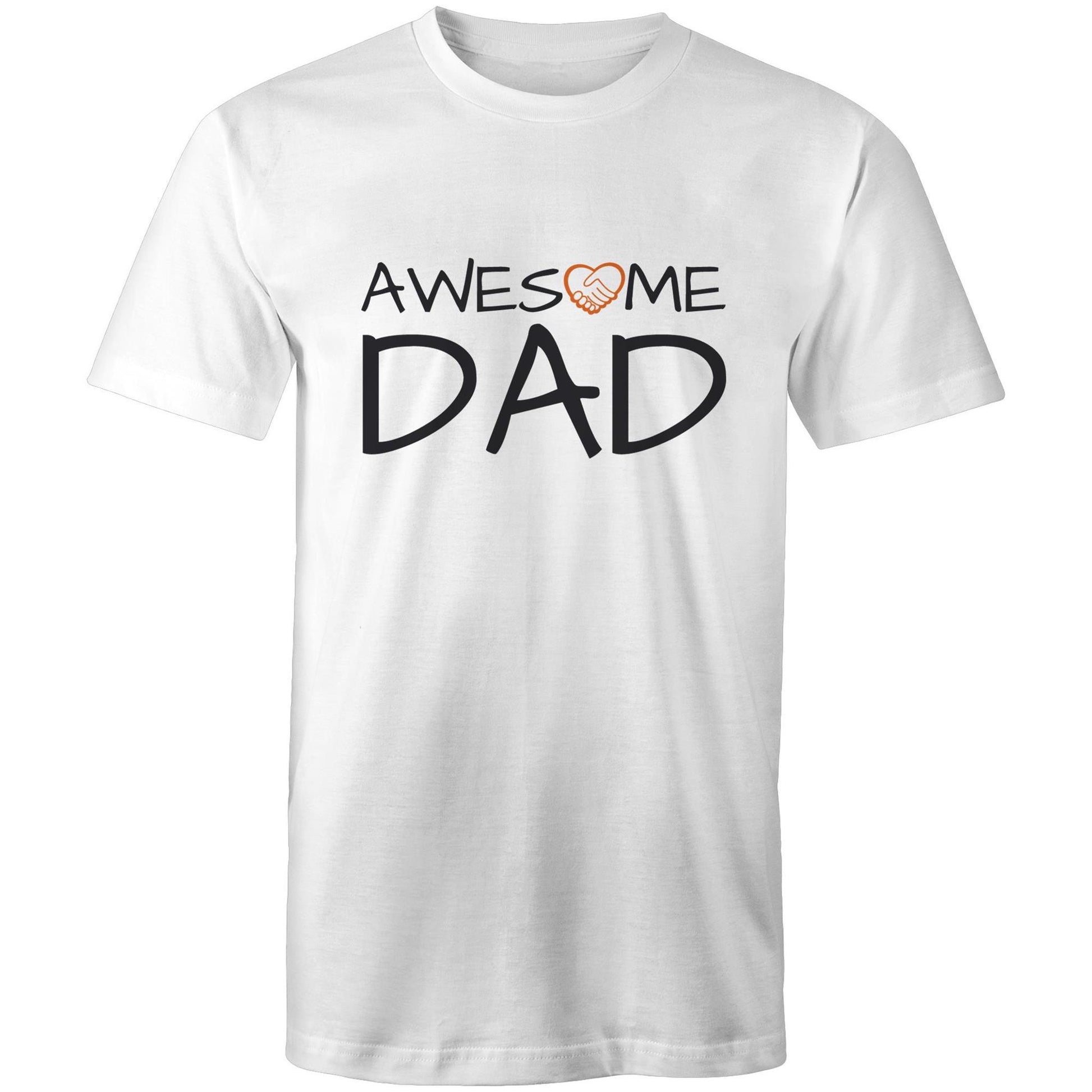 Awesome Dad Tshirt white