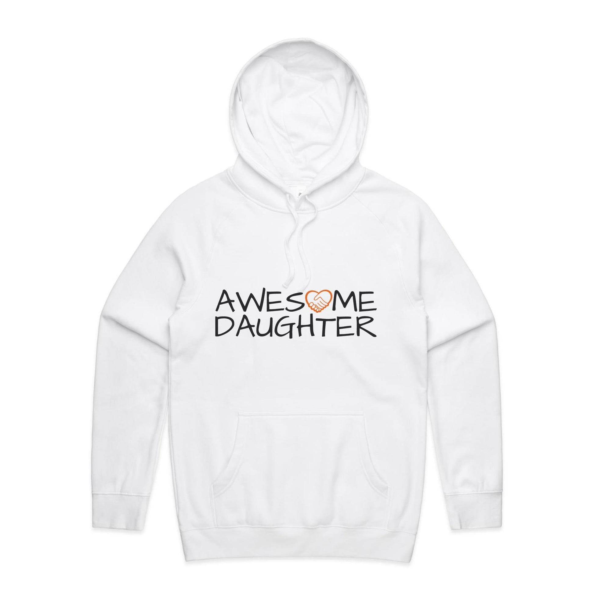 Awesome Daughter Hoodie white