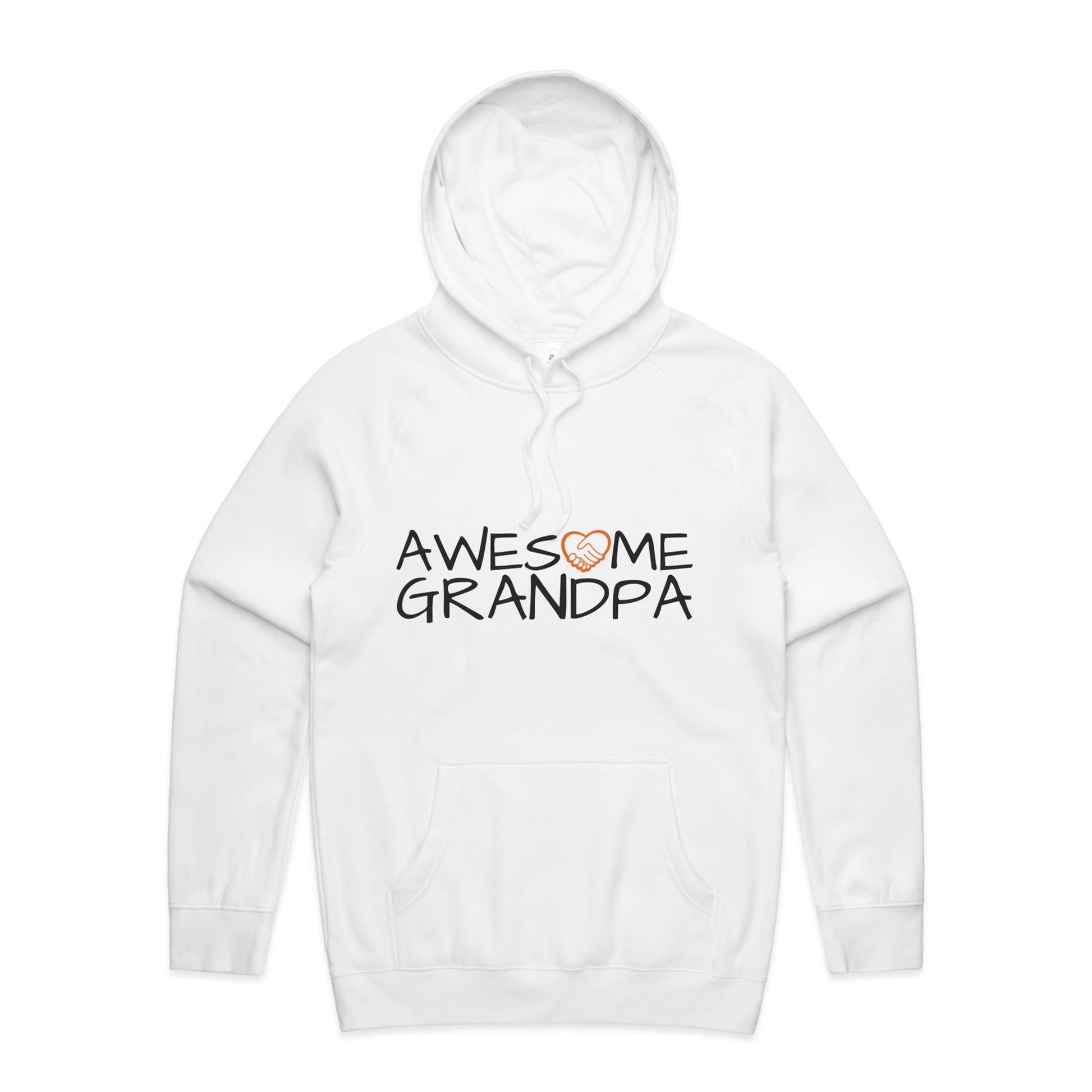 Awesome Grandpa Hoodie white