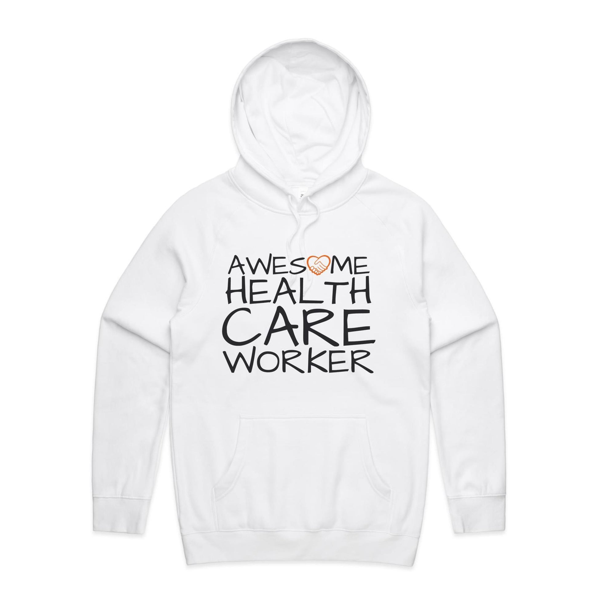 Awesome Health Care Worker Hoodie white