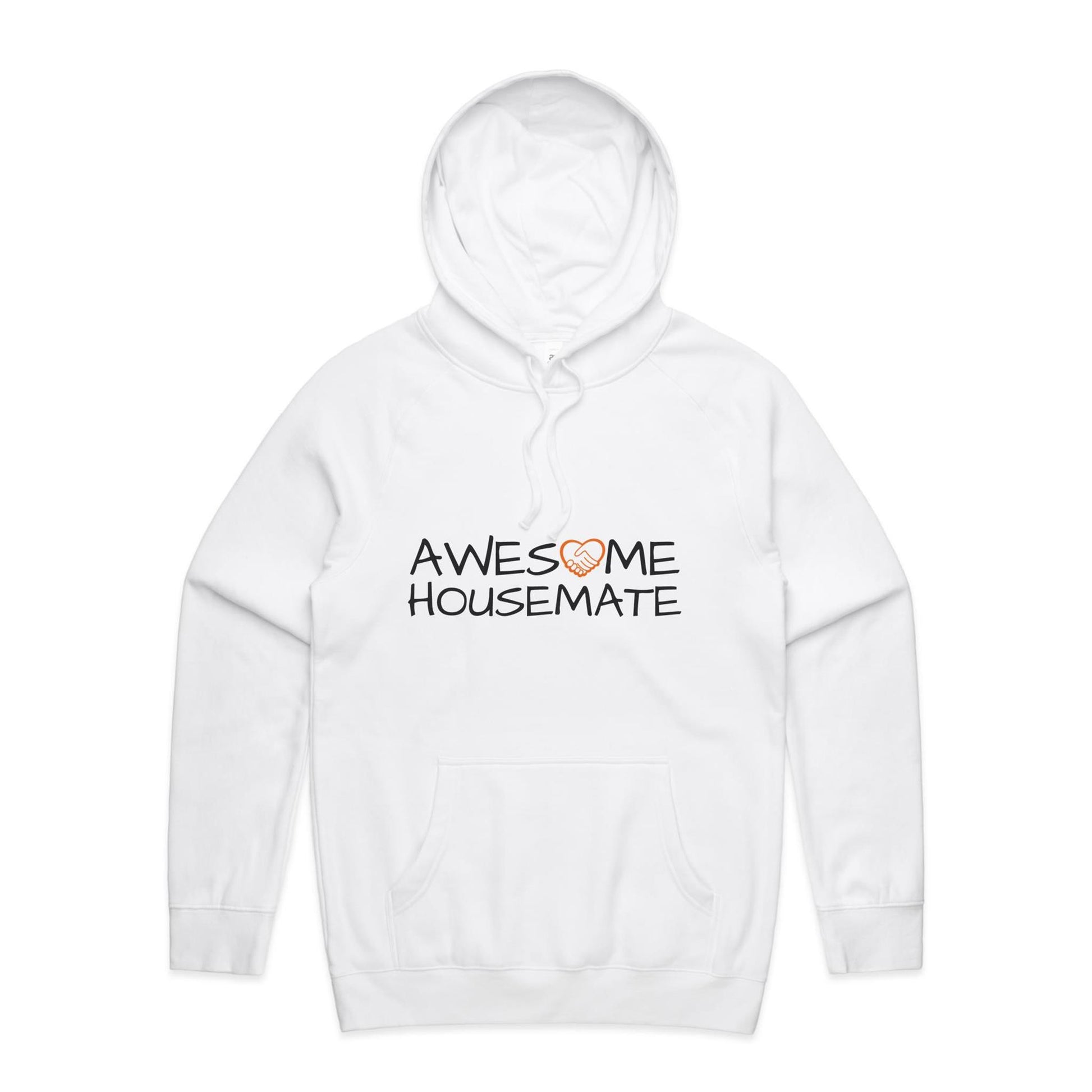 Awesome Housemate Hoodie white