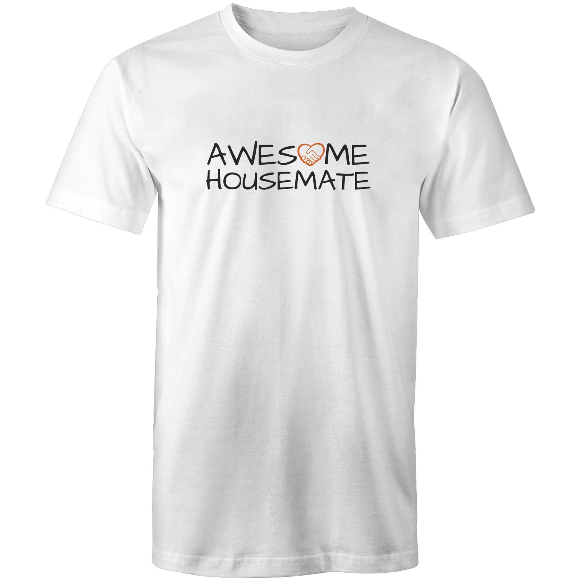 Awesome Housemate T-shirt white