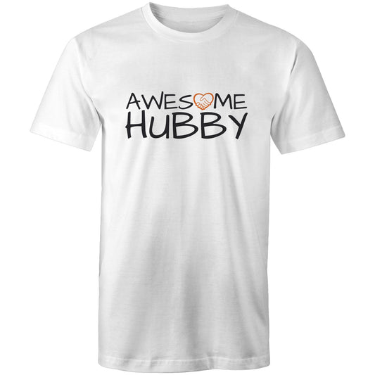 Awesome Hubby Tshirt white