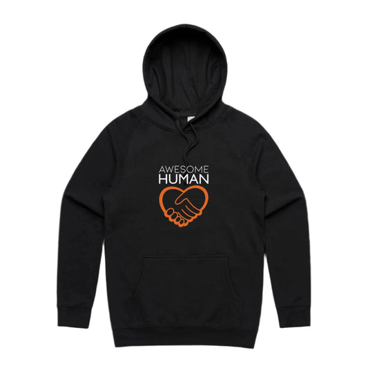 Awesome Human 1 Hoodie black