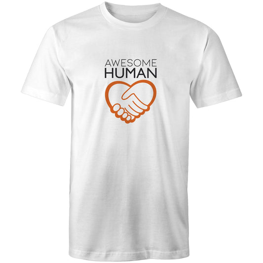 Awesome Human 1 Tshirt white