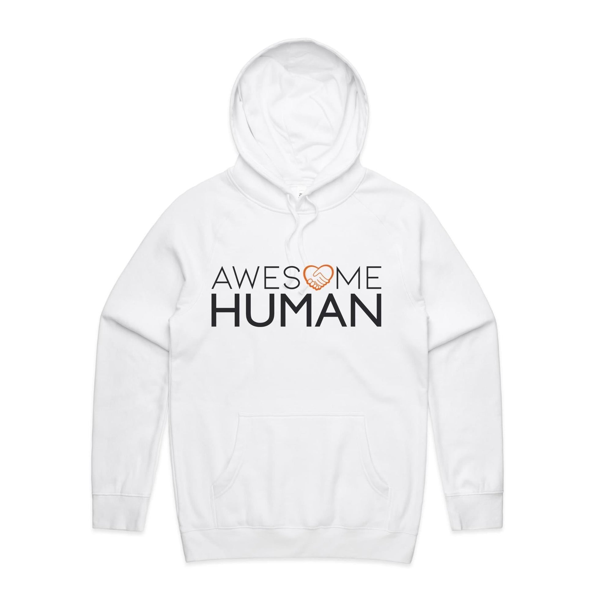 Awesome_Human 2_white_hoodie