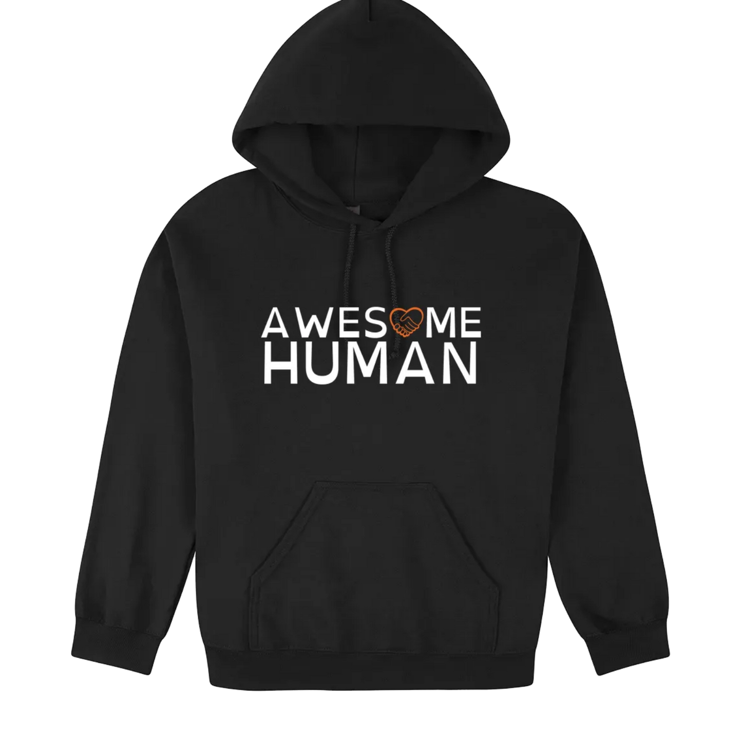 Awesome Human Hoodie black