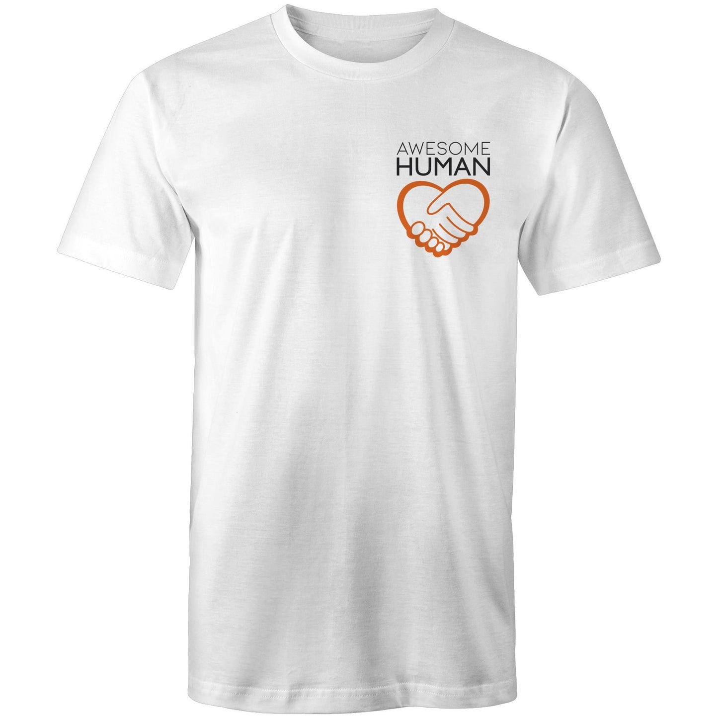 Awesome Human Tshirt 2 white