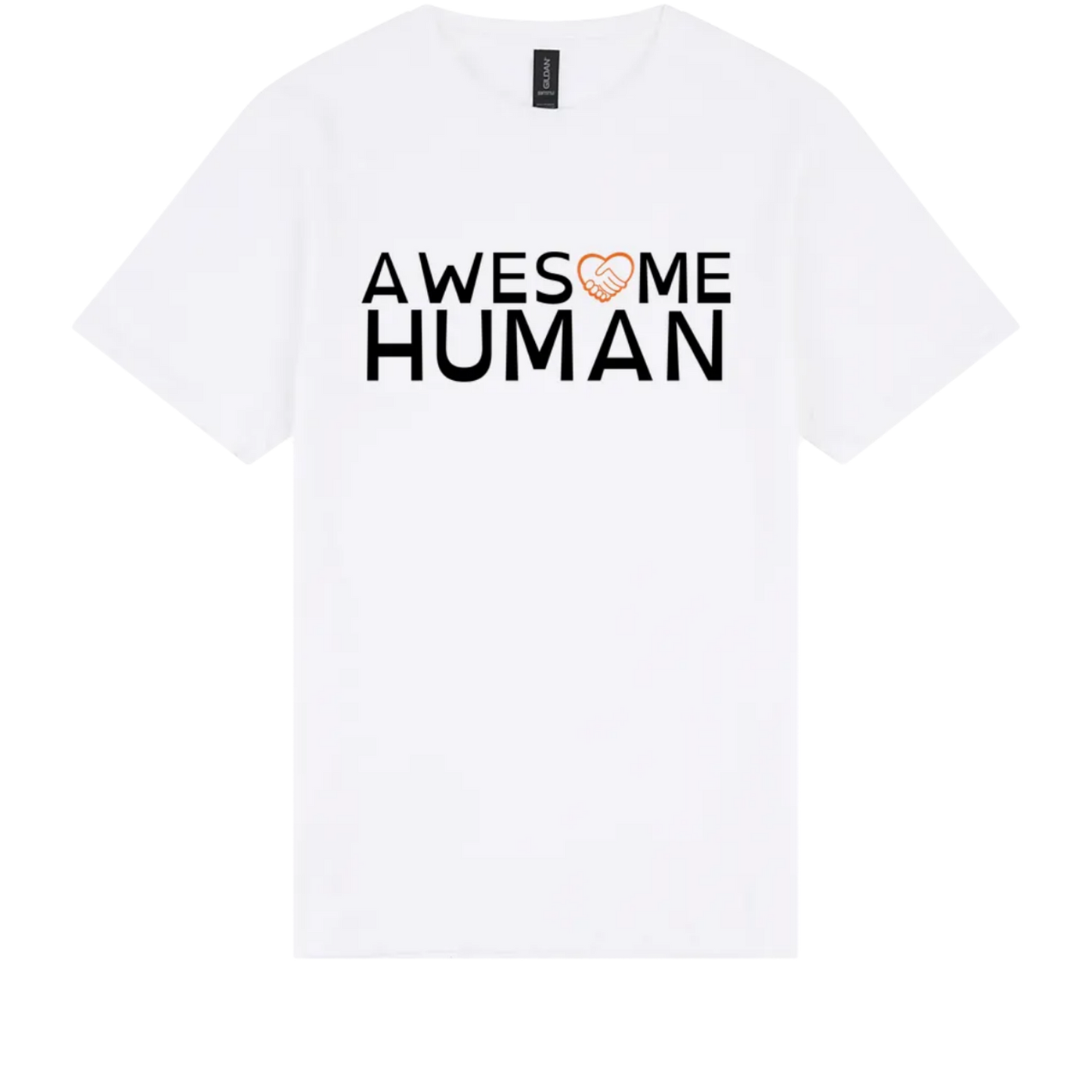 Awesome Human Tshirt white