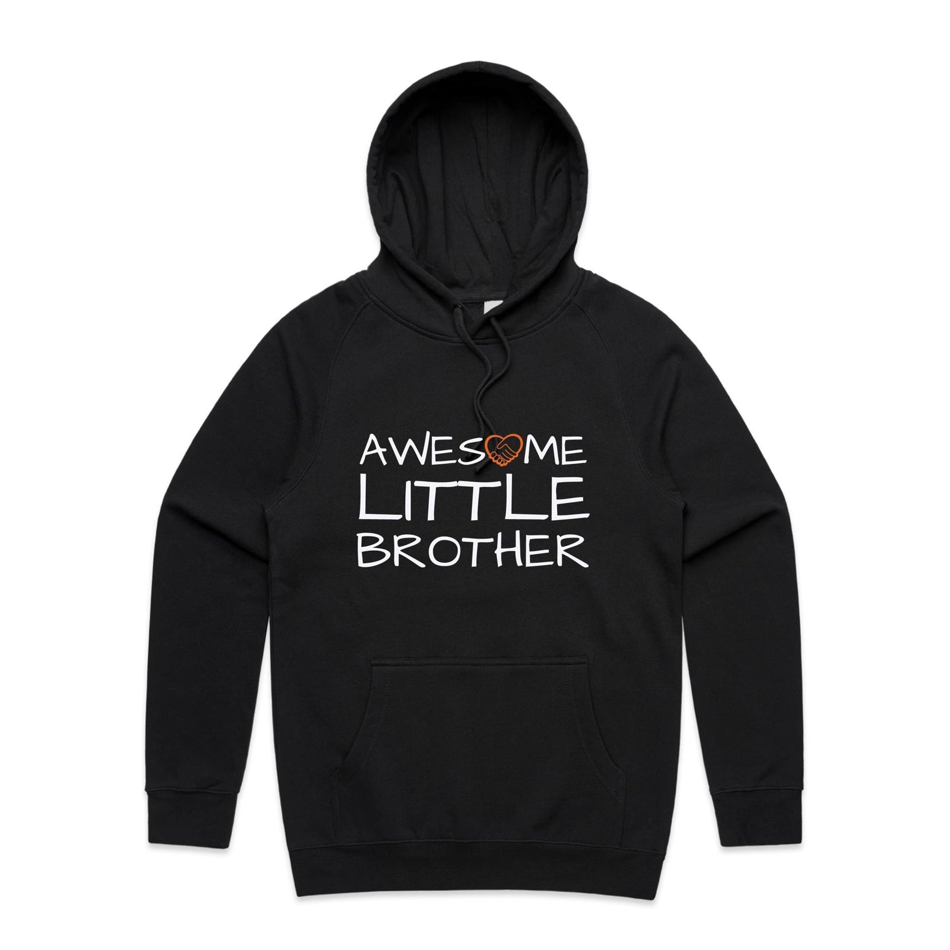 Awesome Little Brother Hoodie black