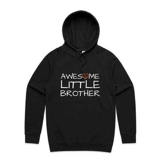 Awesome Little Brother Hoodie black