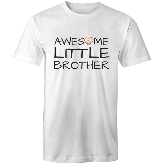 Awesome Little Brother Tshirt white