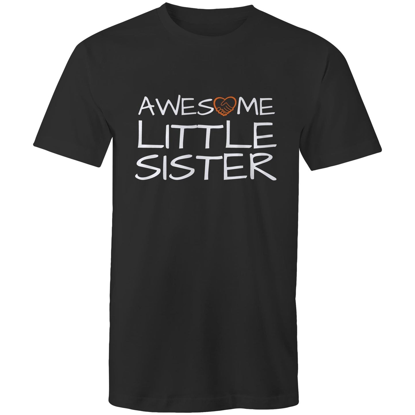 Awesome Little Sister Tshirt black