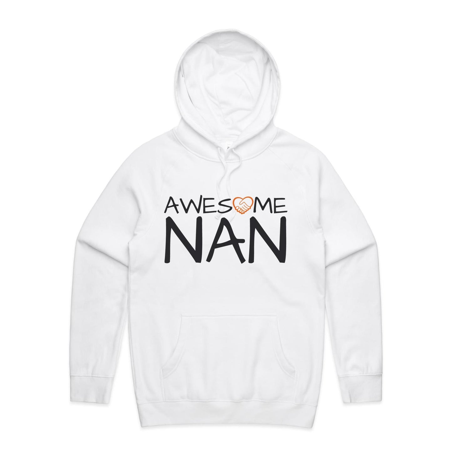 Awesome Nan Hoodie white