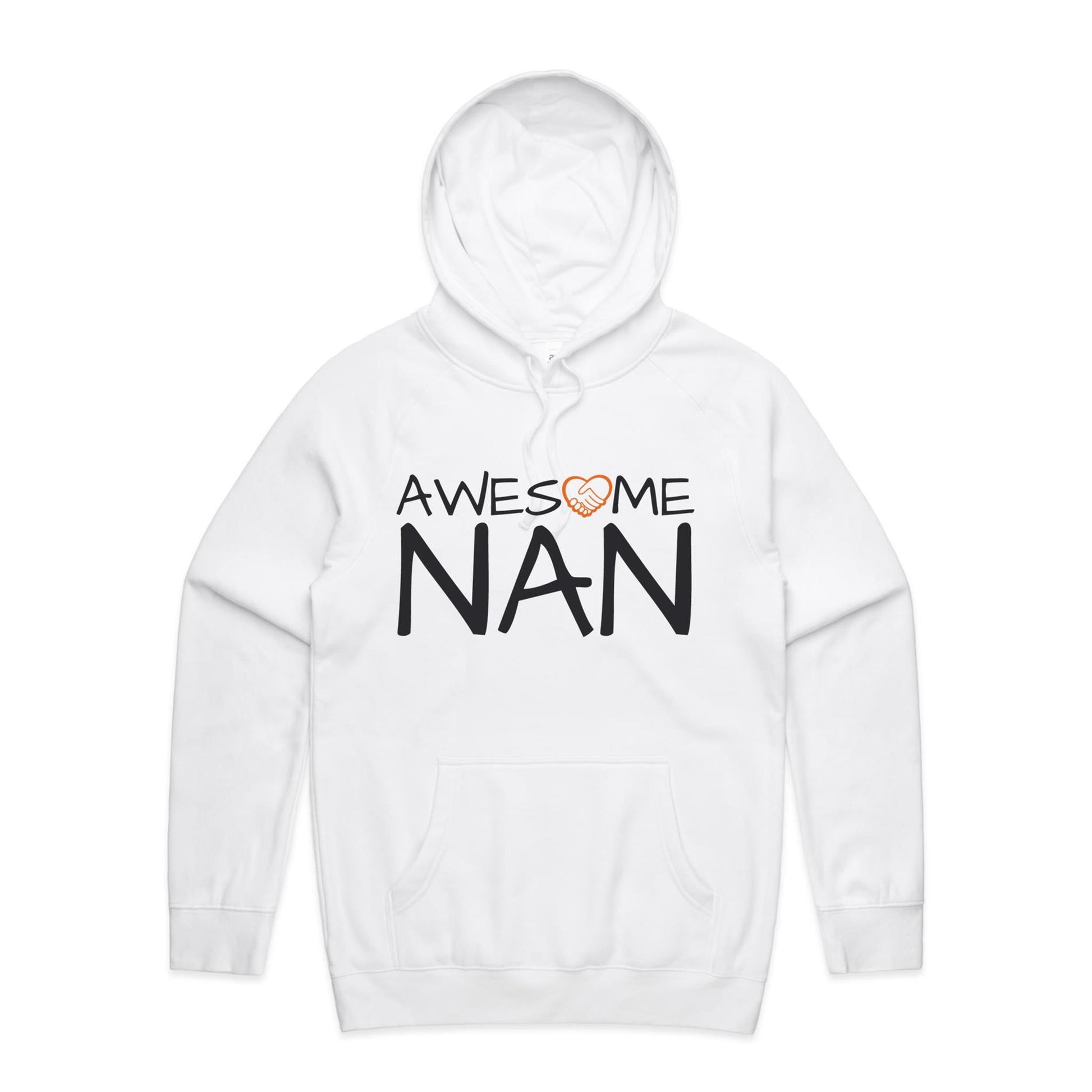 Awesome Nan Hoodie white