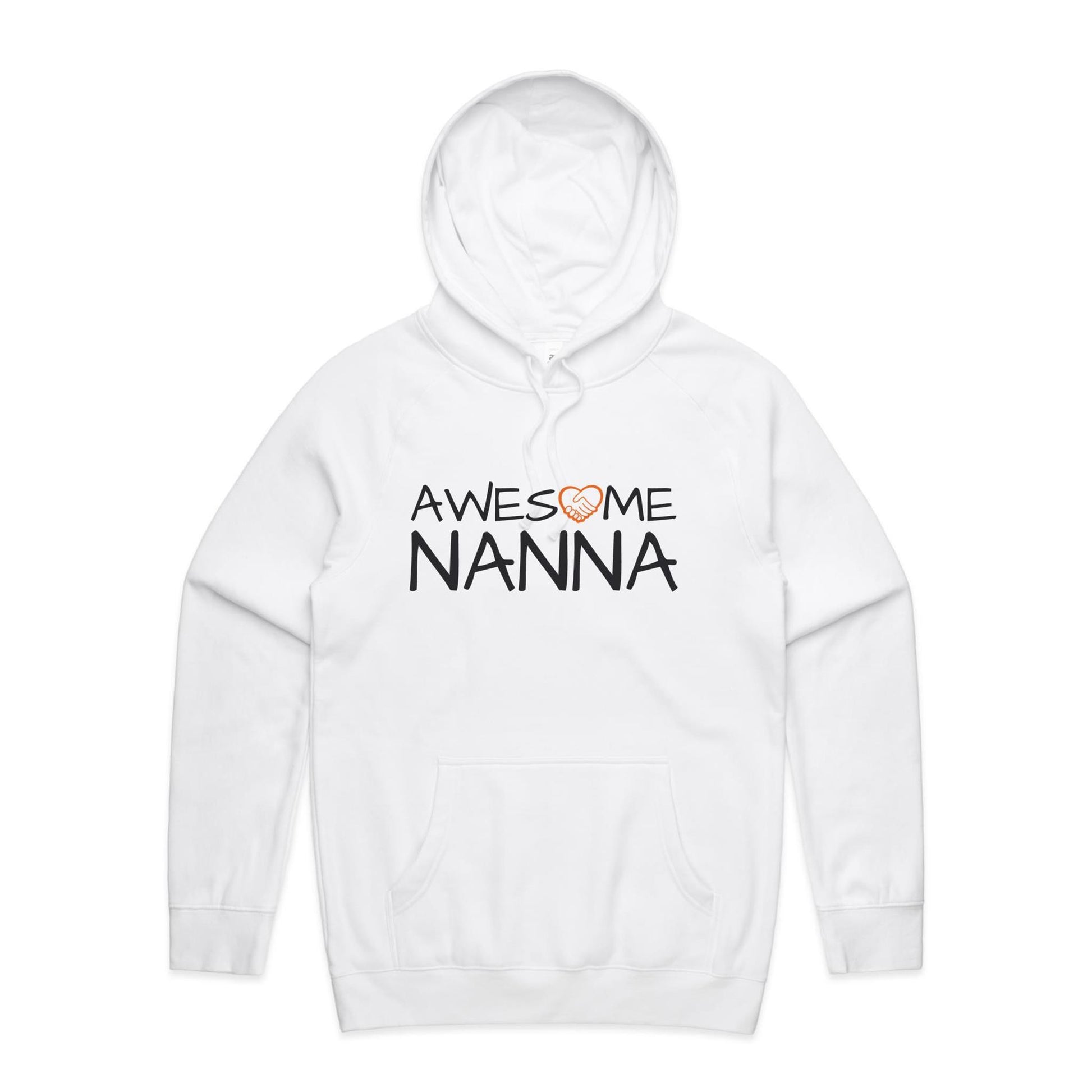 Awesome Nanna Hoodie white