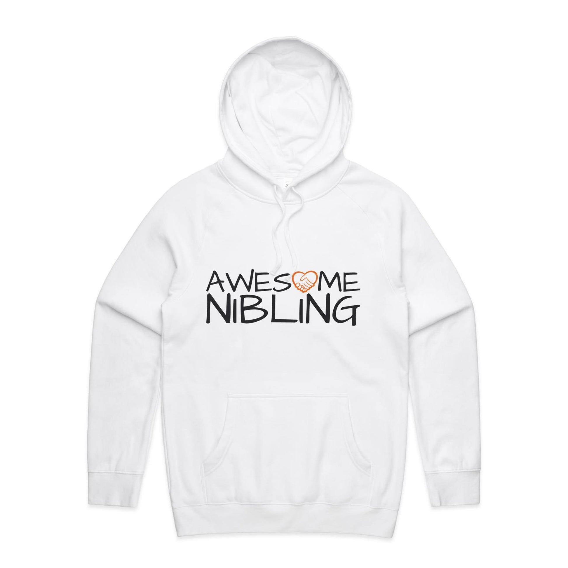 Awesome Nibling Hoodie white