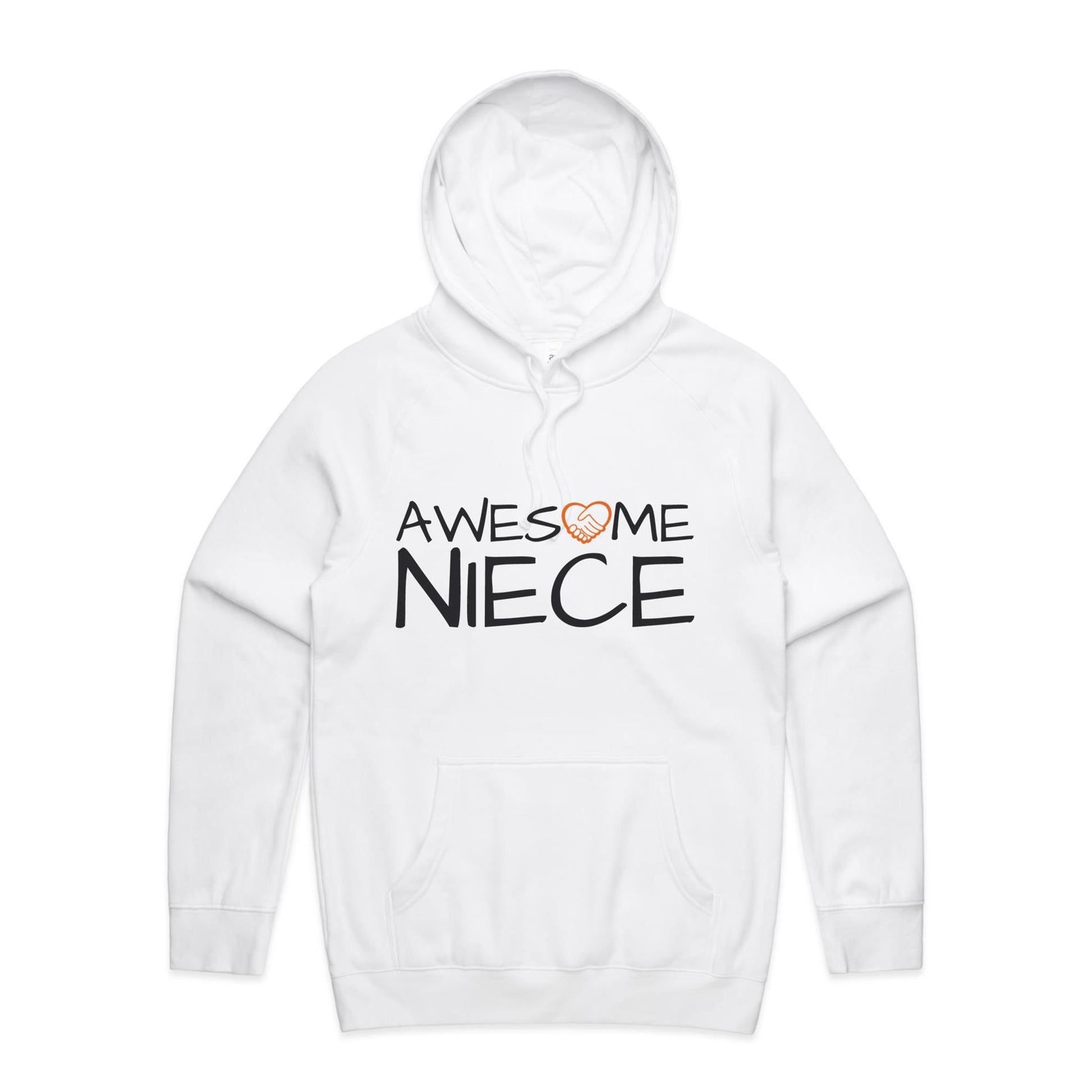 Awesome Niece Hoodie white