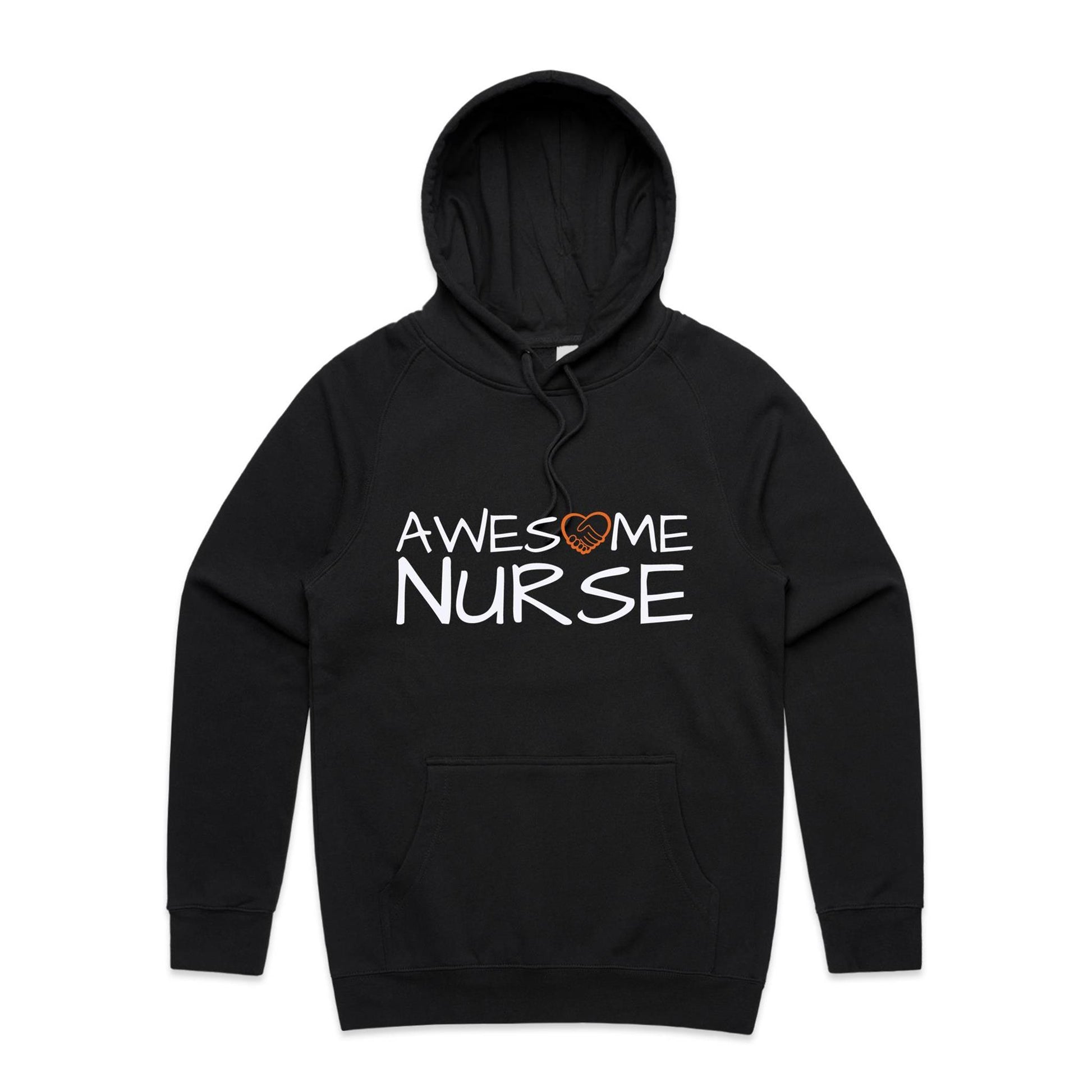 Awesome Nurse Hoodie black
