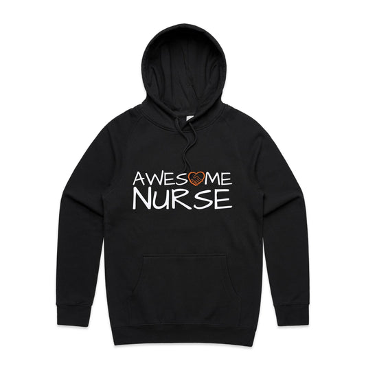 Awesome Nurse Hoodie black