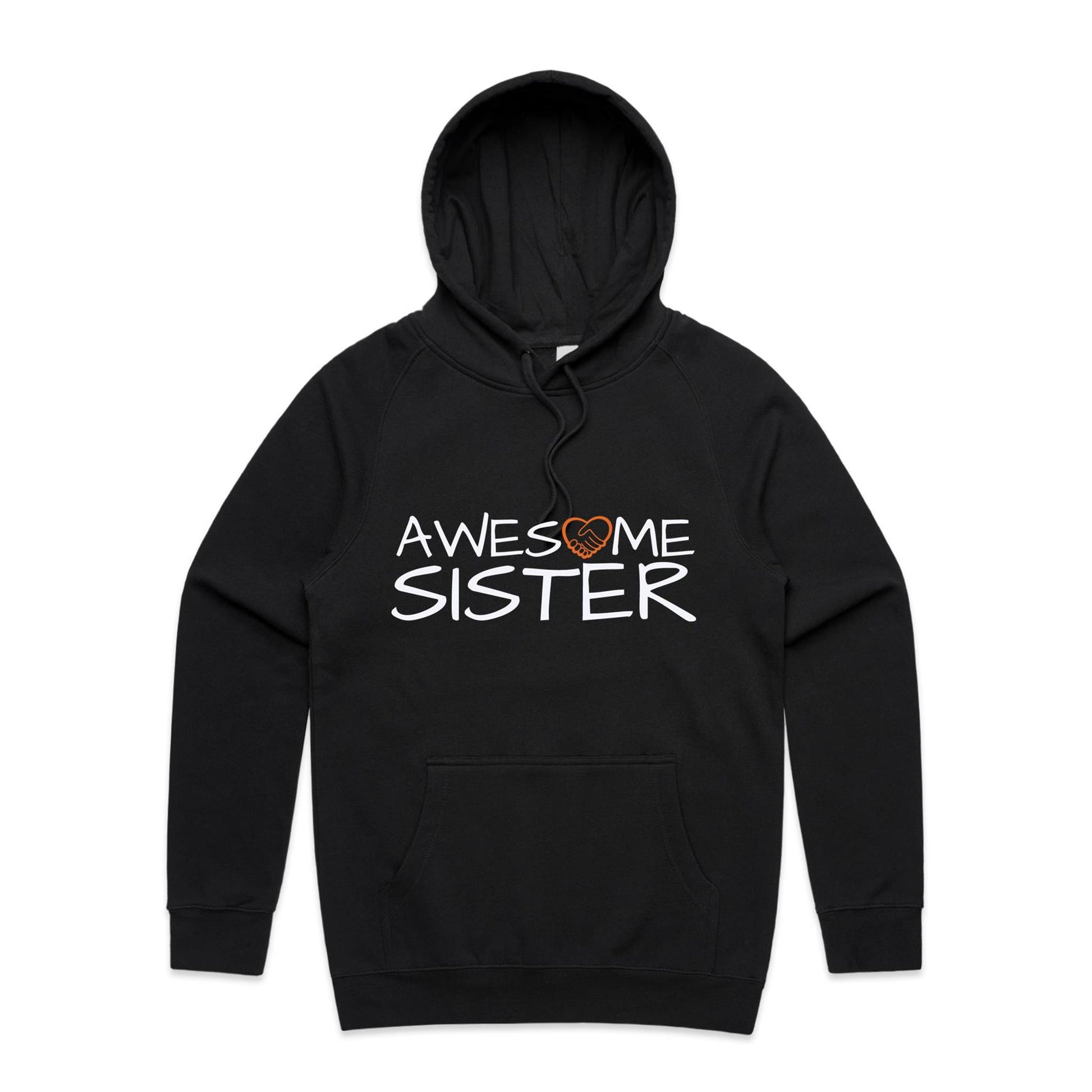 Awesome Sister Hoodie black