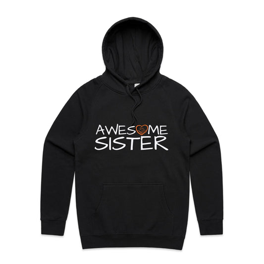Awesome Sister Hoodie black
