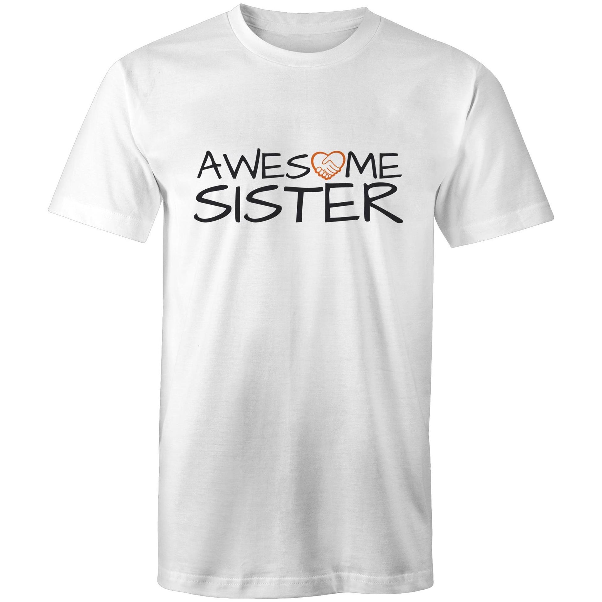 Awesome Sister Tshirt white