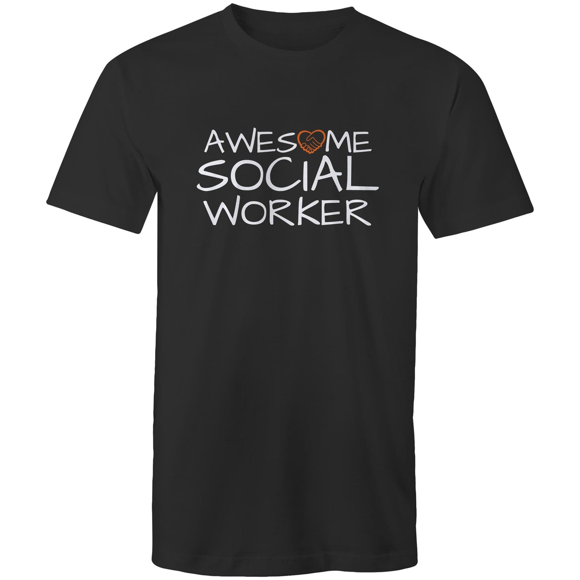 Awesome Social Worker Tshirt black