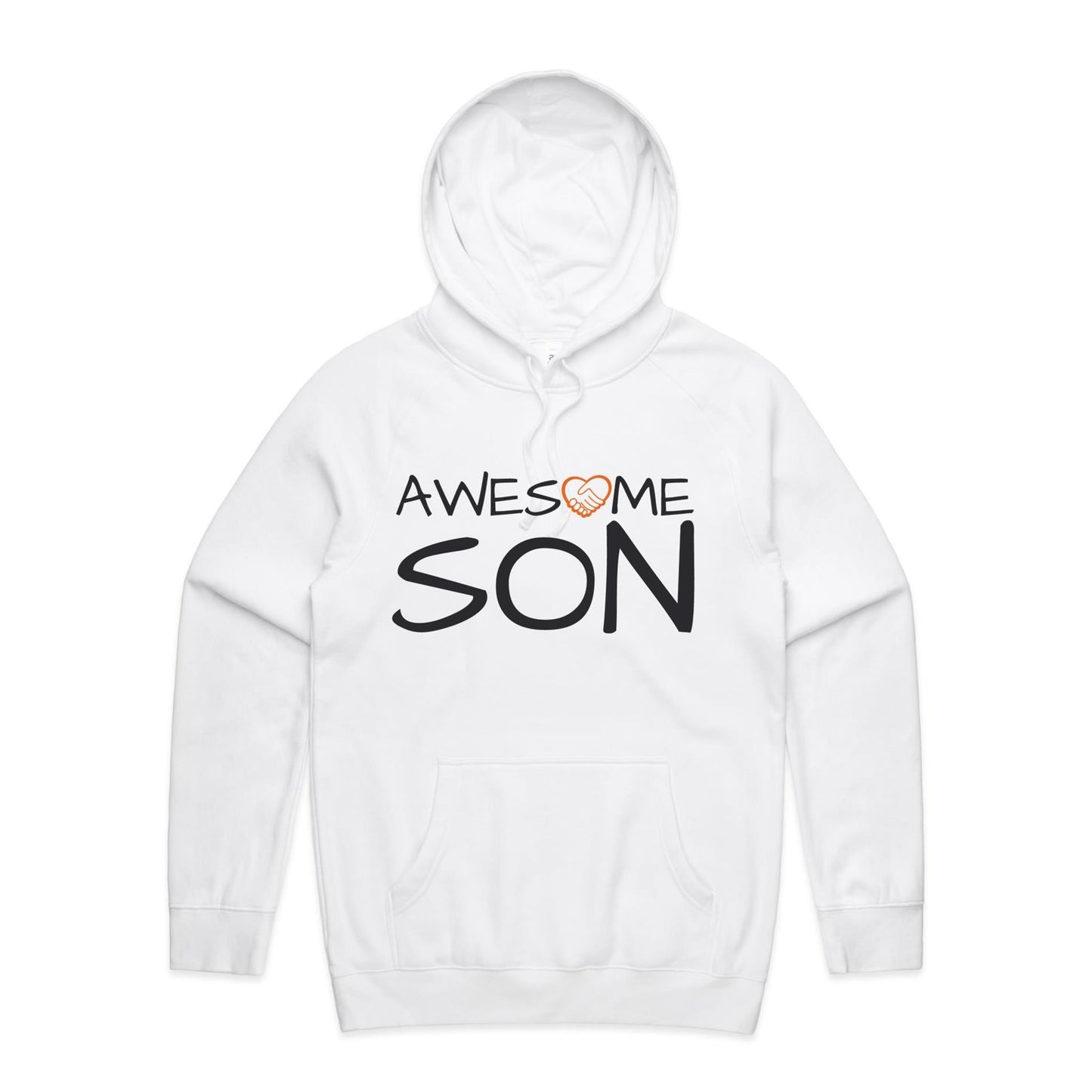 Awesome Son Hoodie white