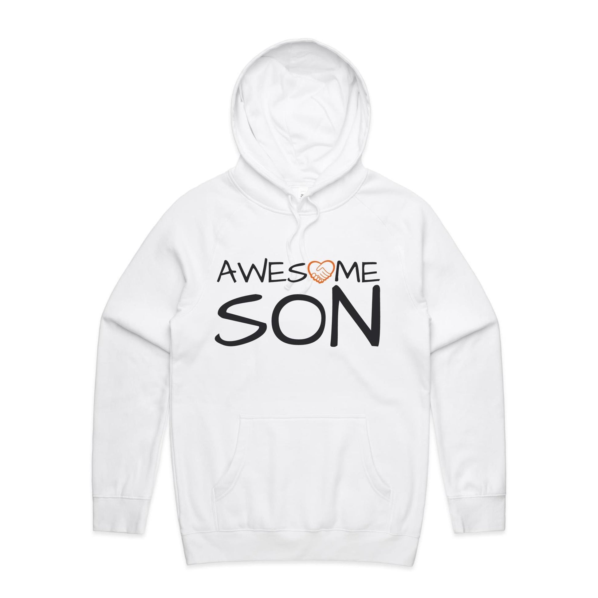 Awesome Son Hoodie white