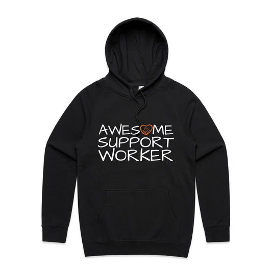 Awesome Support Worker Hoodie black