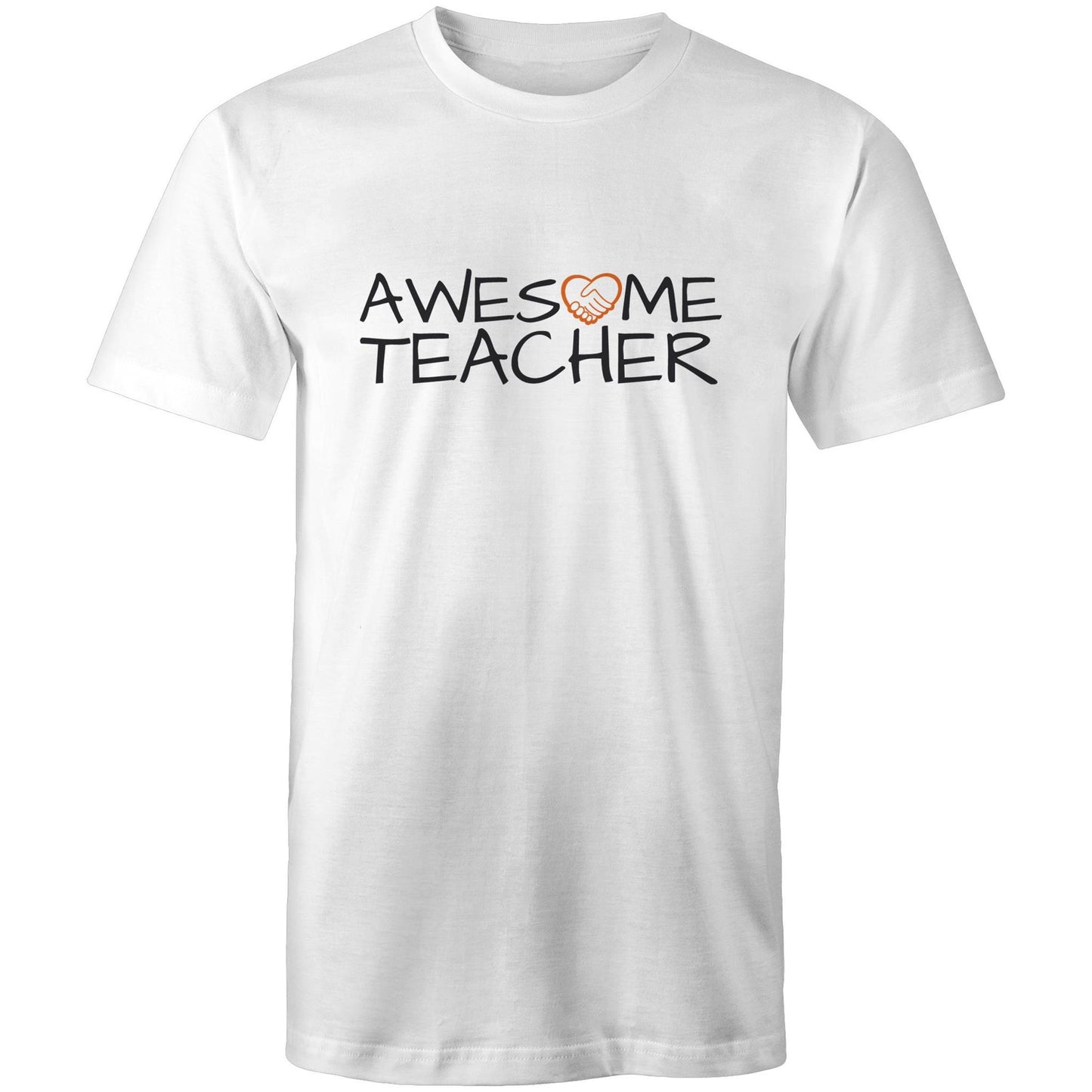 Awesome Teacher Tshirt white