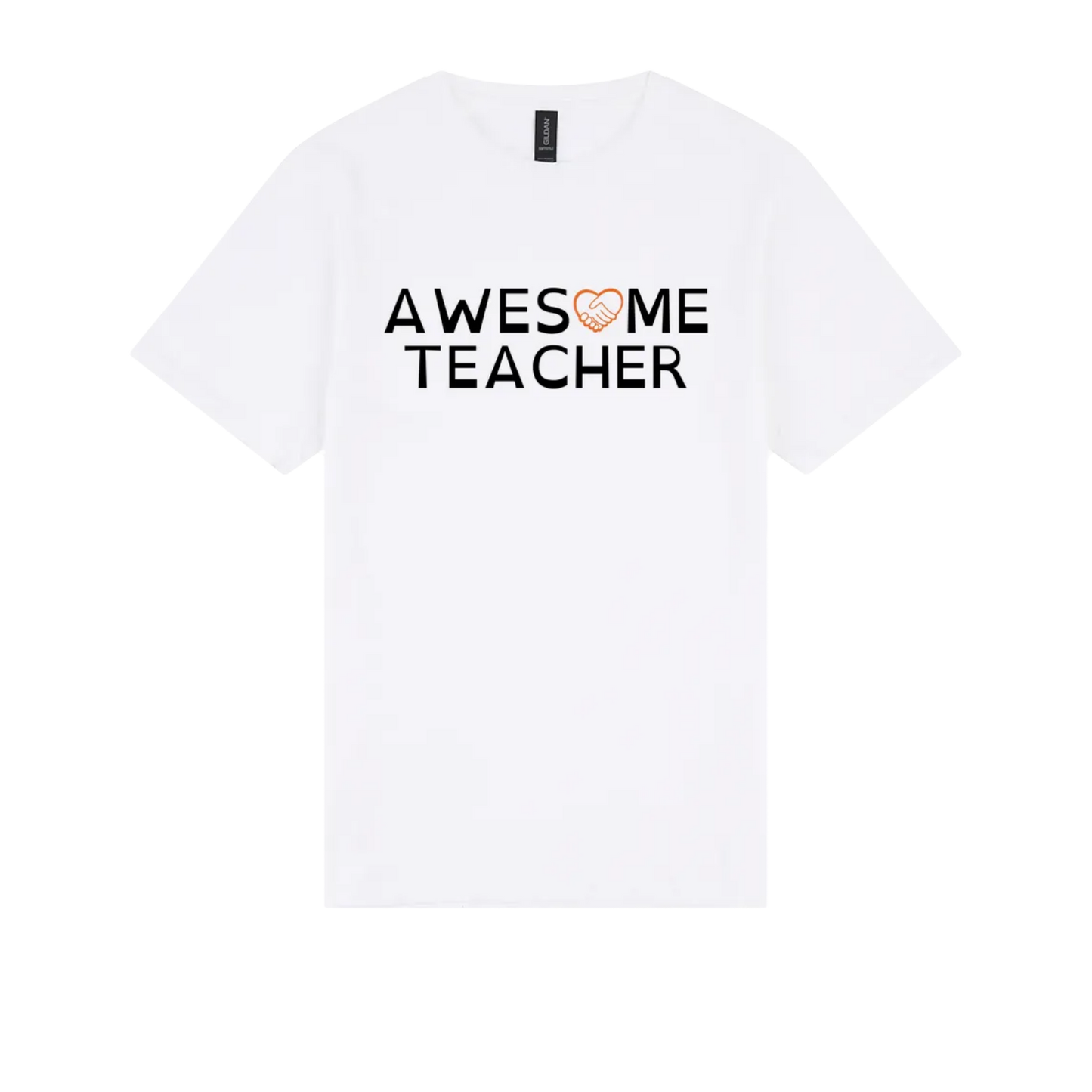 Awesome Teacher Tshirt white