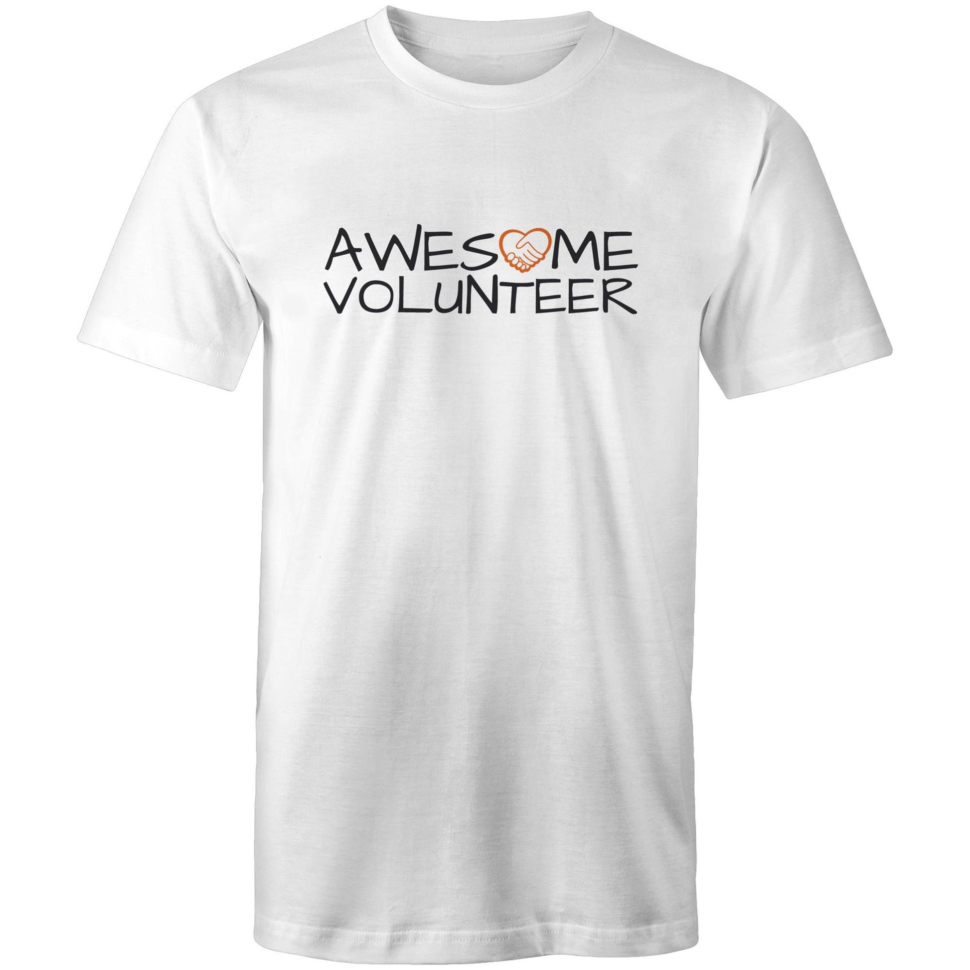 Awesome Volunteer Tshirt white