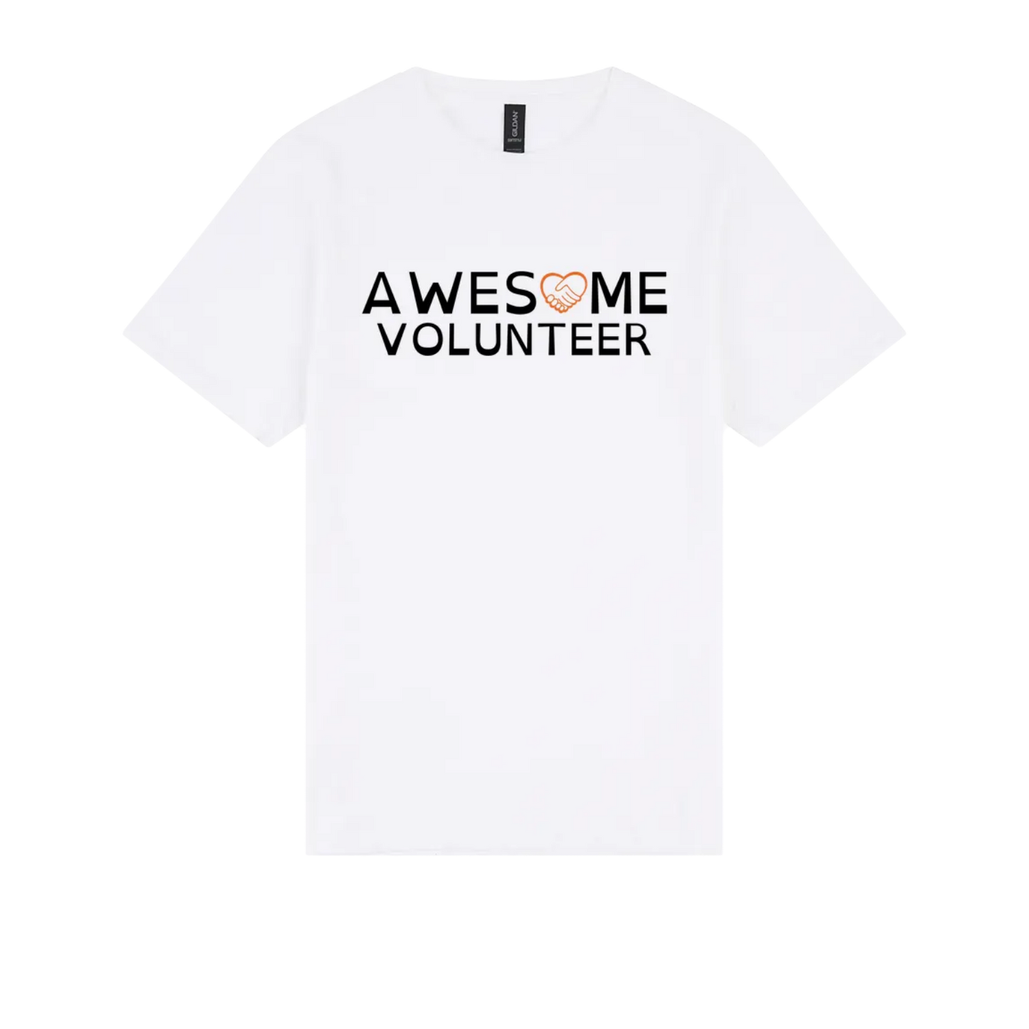 Awesome Volunteer Tshirt white