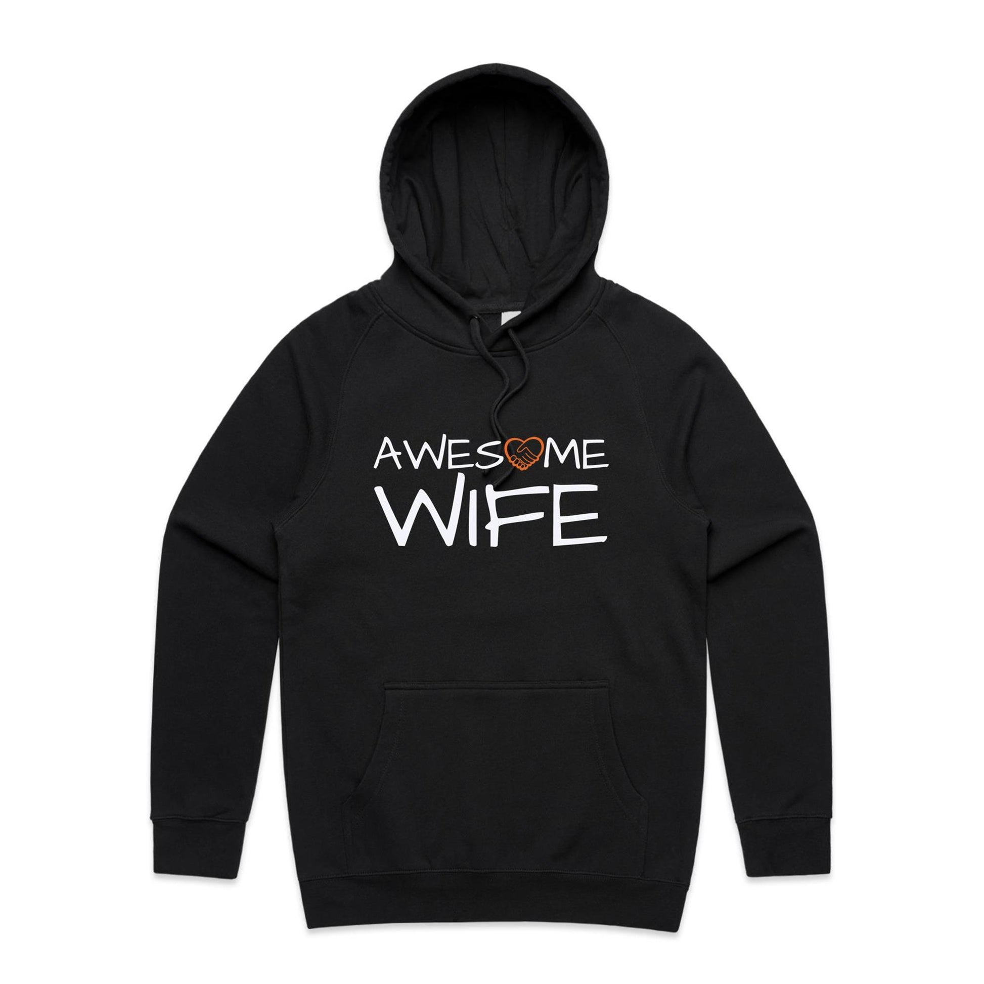 Awesome Wife Hoodie black