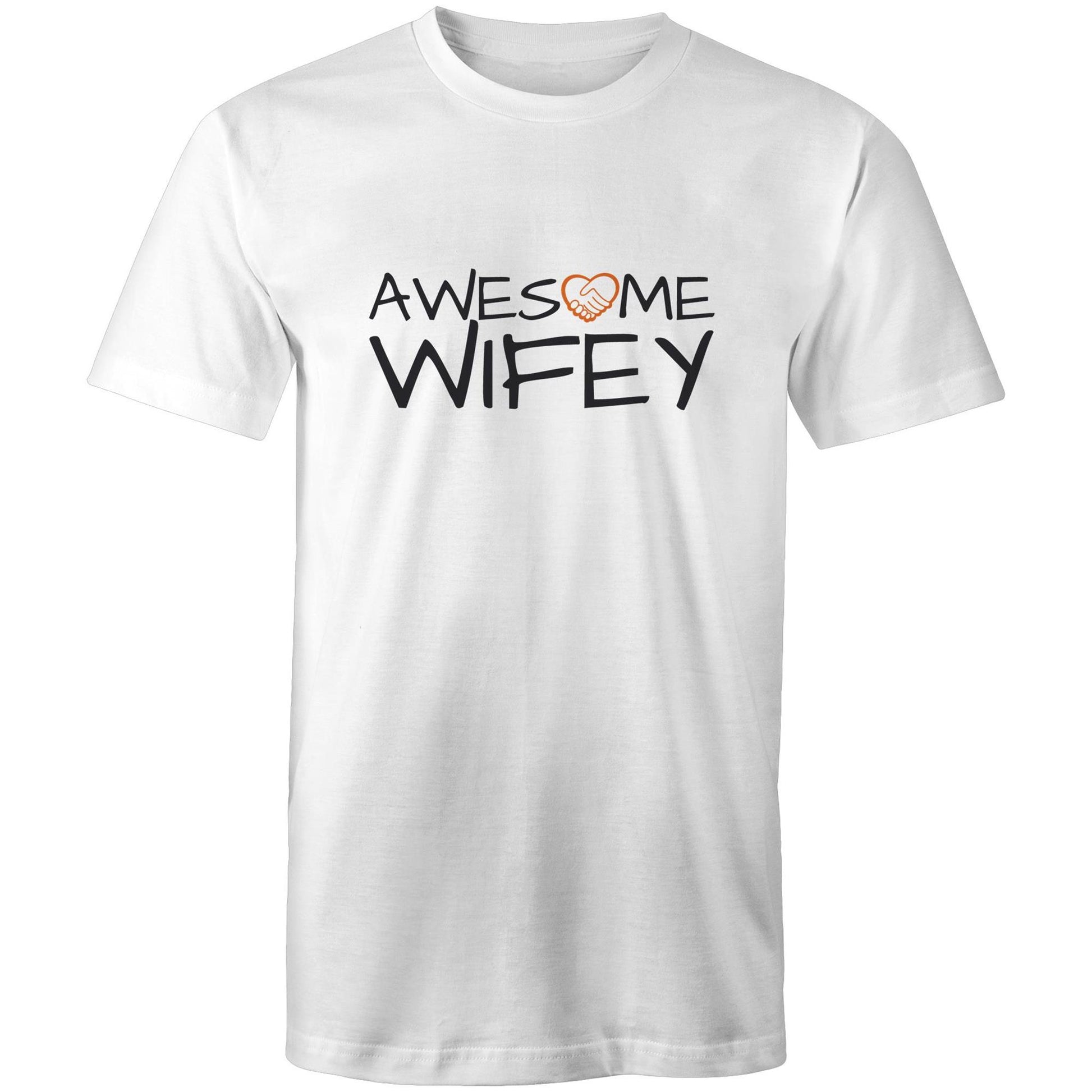 Awesome Wifey Tshirt white