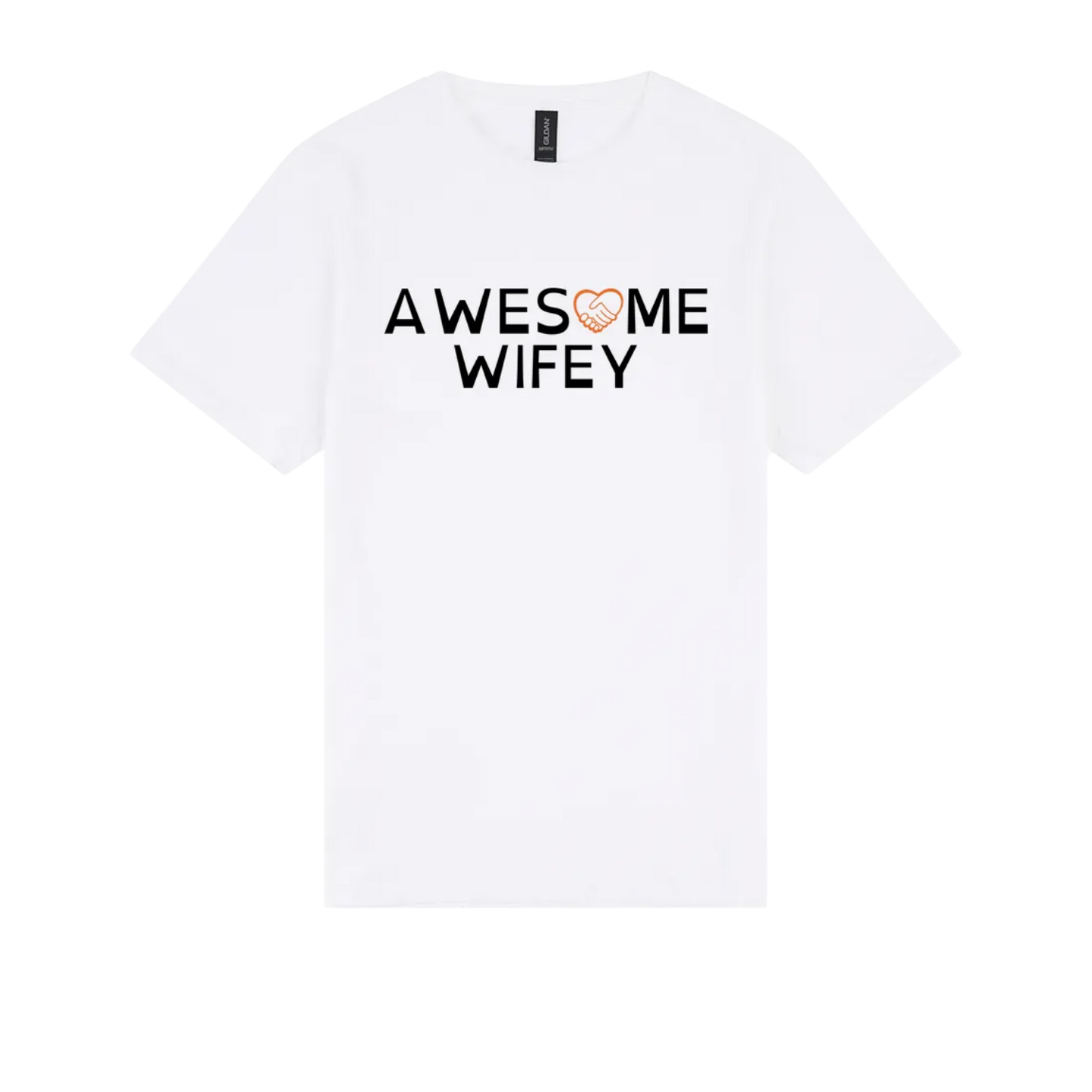 Awesome Wifey Tshirt white