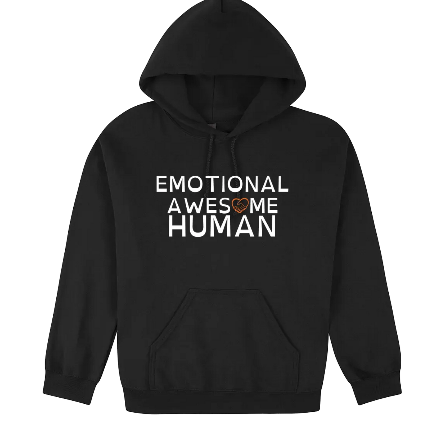 Emotional Awesome human Hoodie black