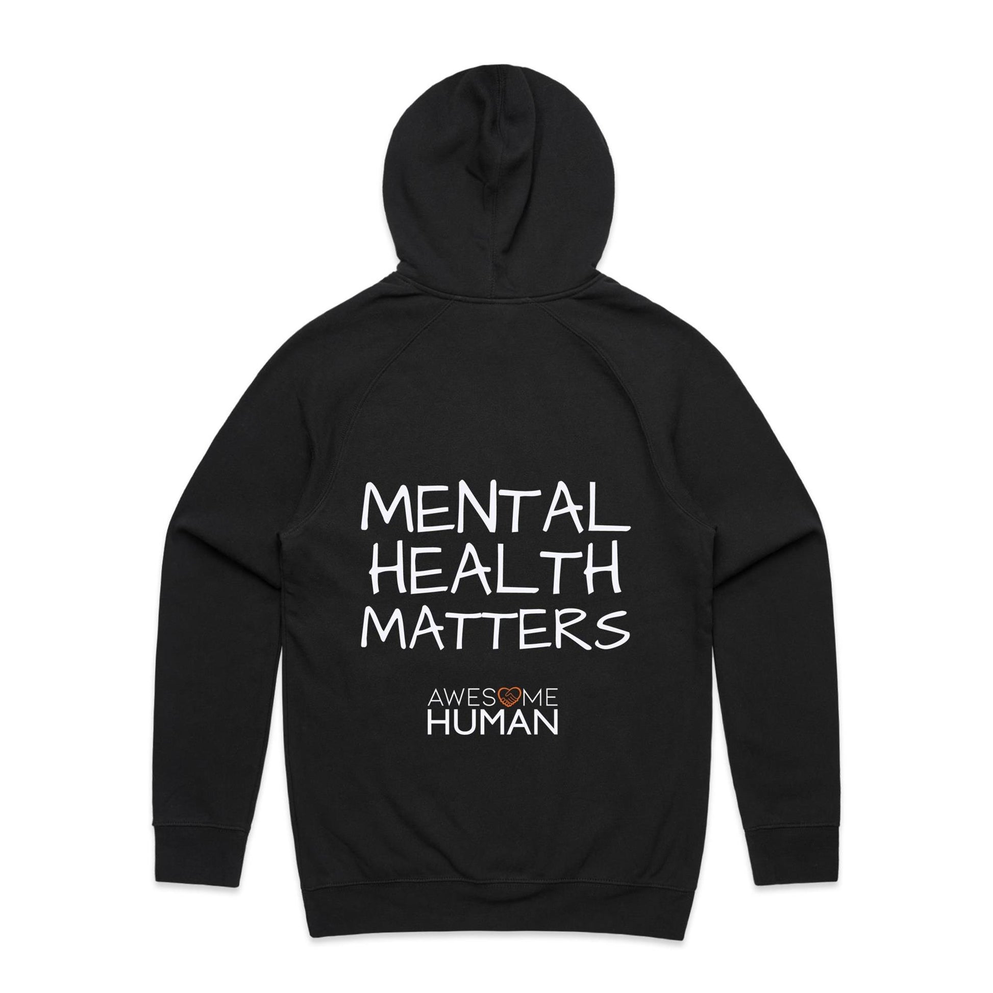 Mental Health Matter Hoodie black back